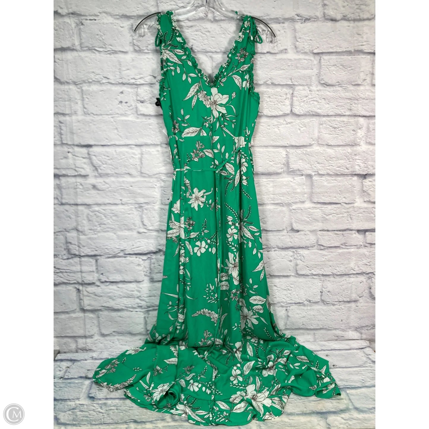 Dress Casual Maxi By If By Sea In Green, Size: S