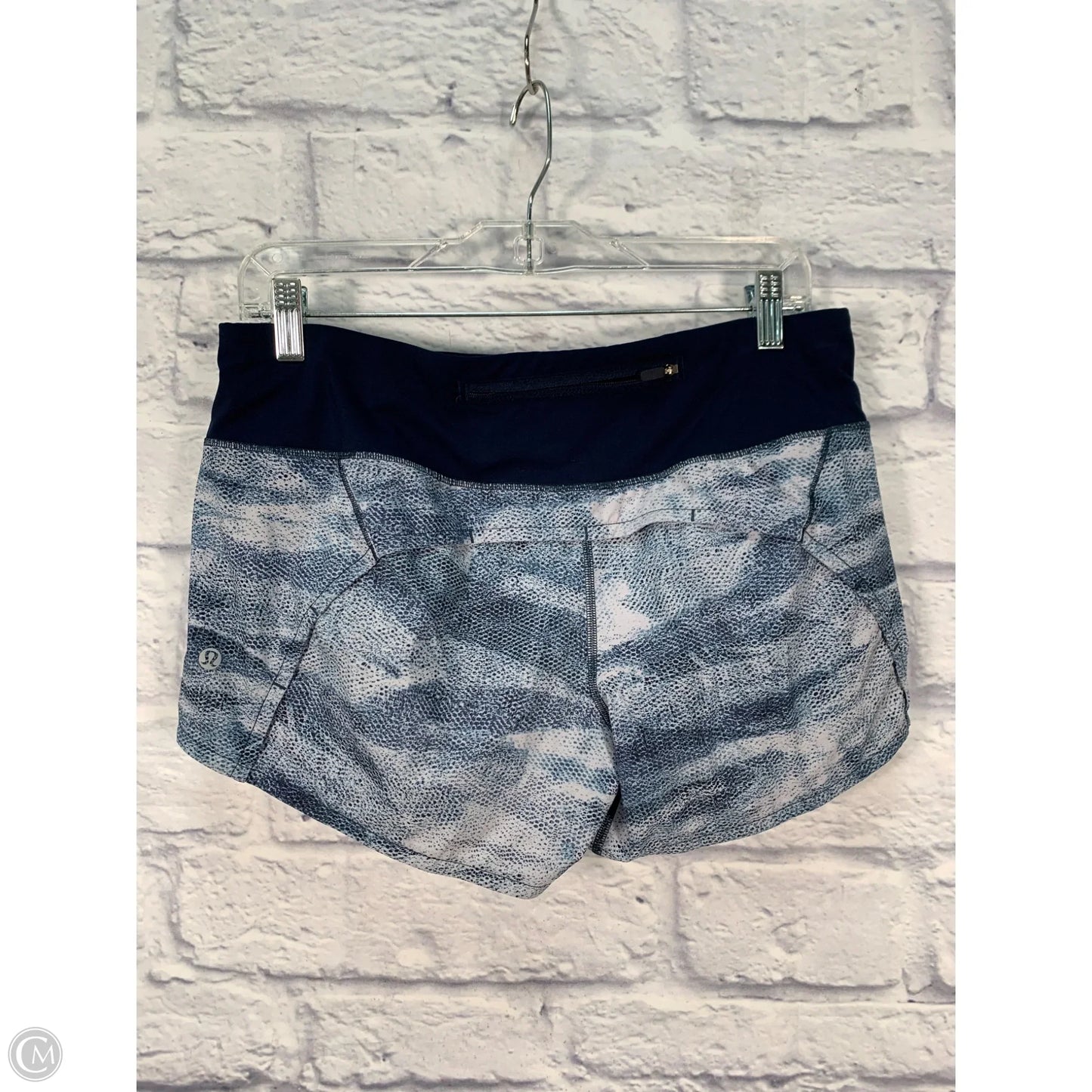 Athletic Shorts By Lululemon In Blue, Size: M
