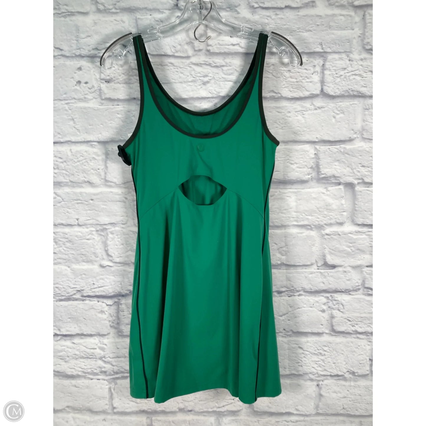 Athletic Dress By Lululemon In Green, Size: M