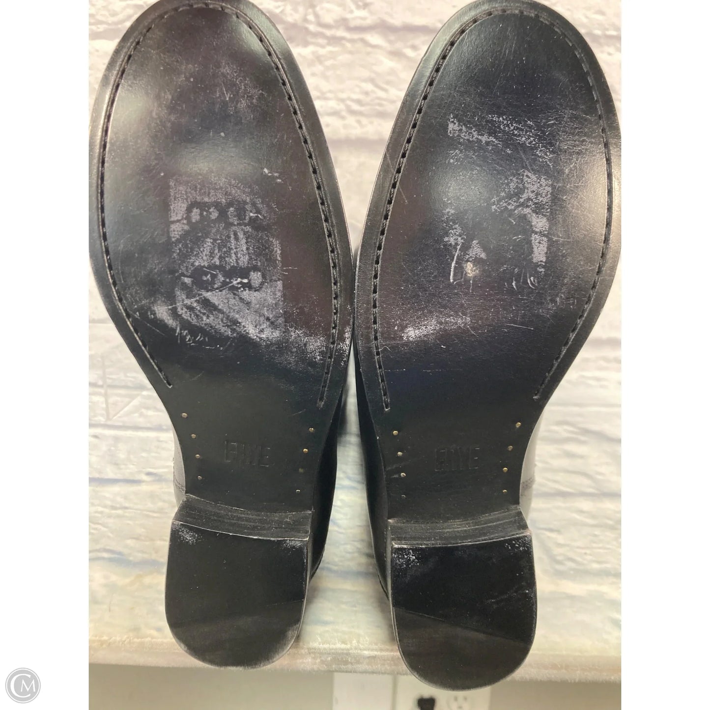 Boots Designer By Frye In Black, Size: 8.5