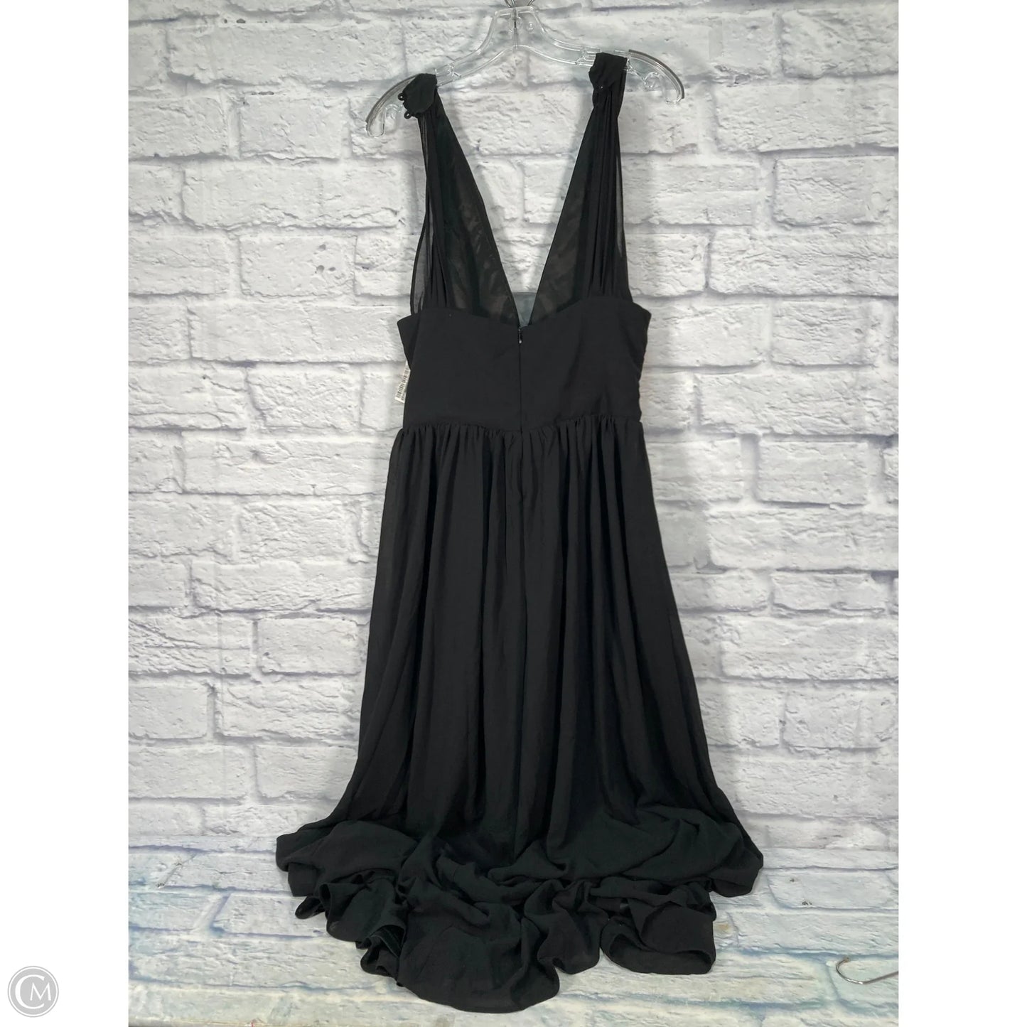 Dress Party Long By Lulus In Black, Size: L
