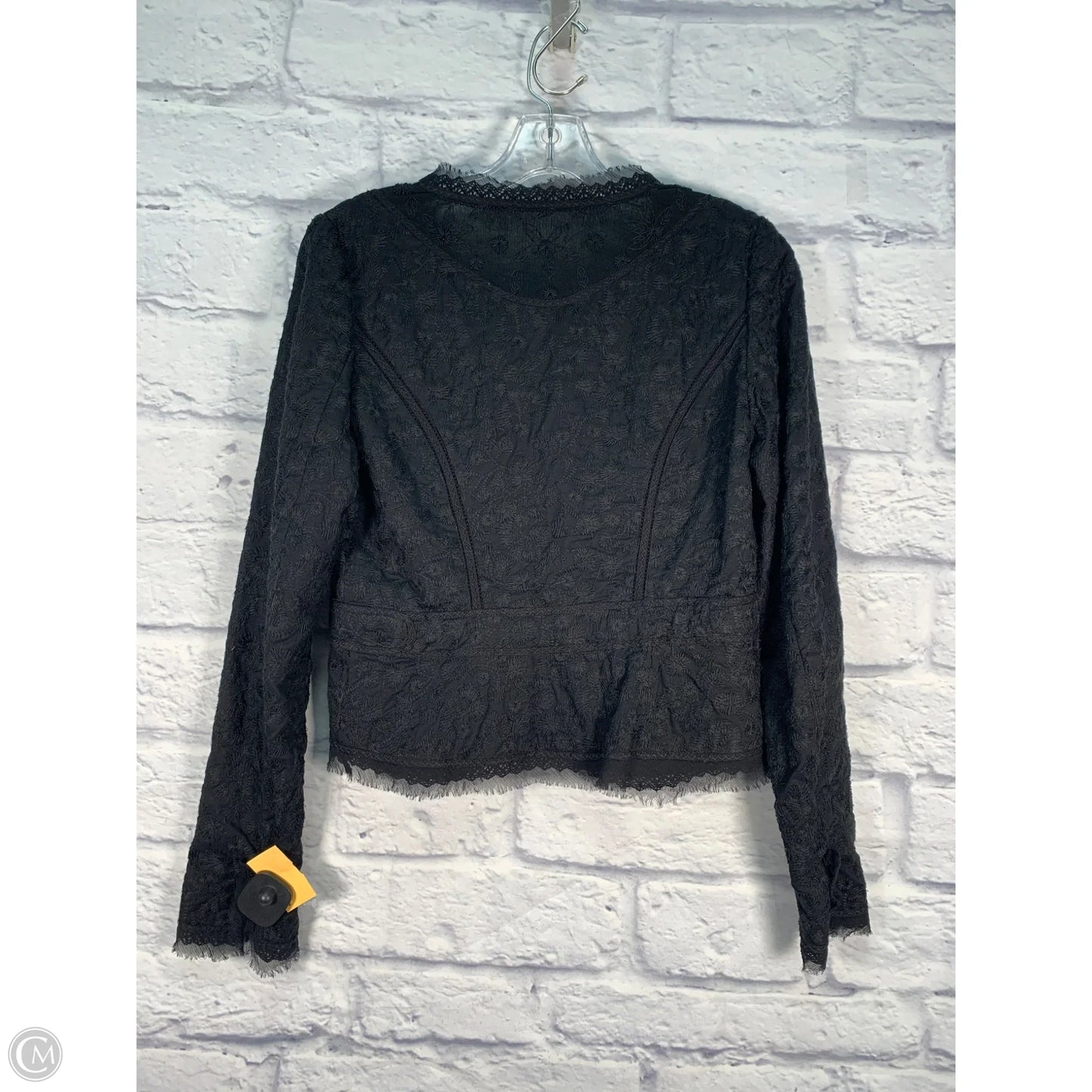 Top Long Sleeve By Elie Tahari In Black, Size: Xs