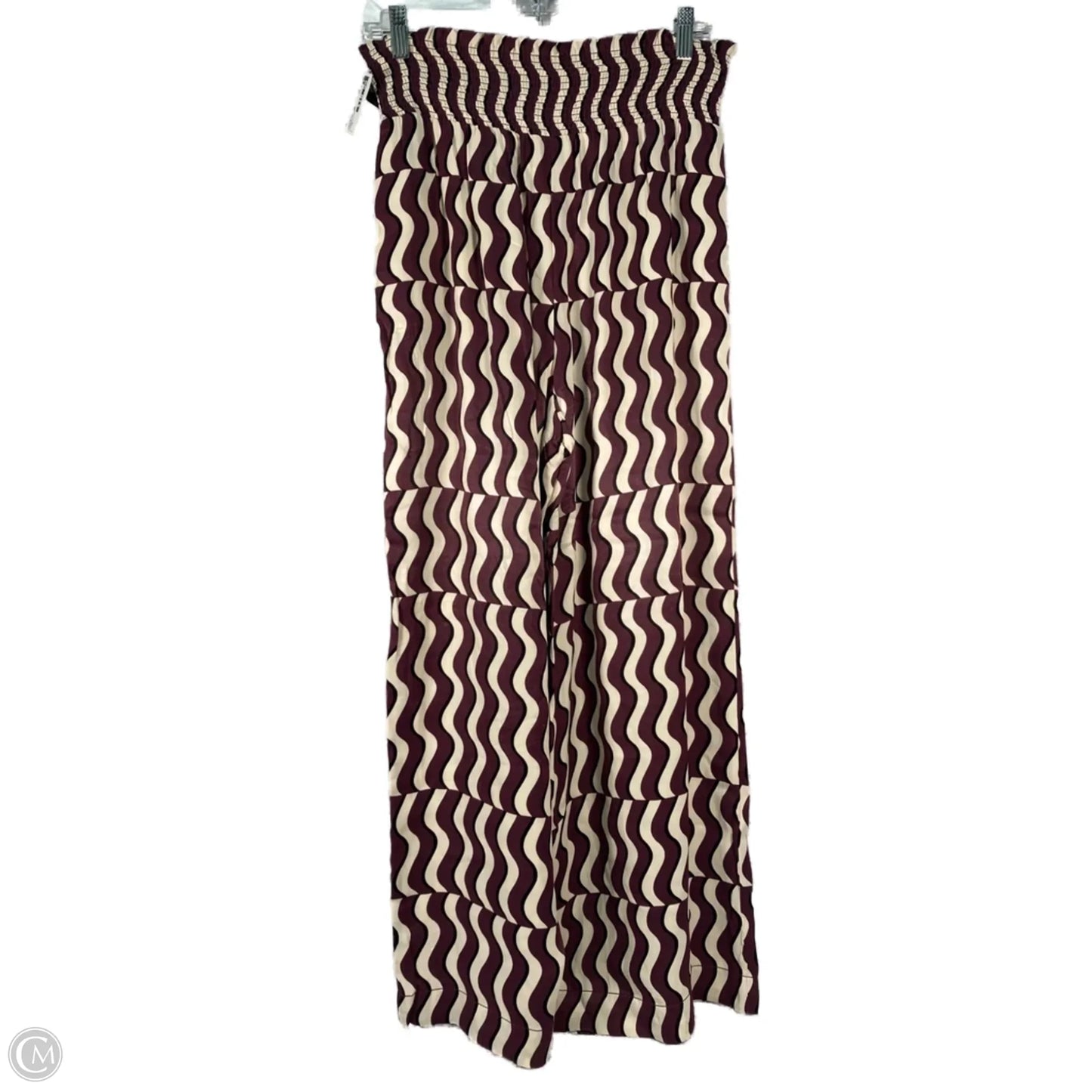 Pants Lounge By Maeve In Cream & Purple, Size: S