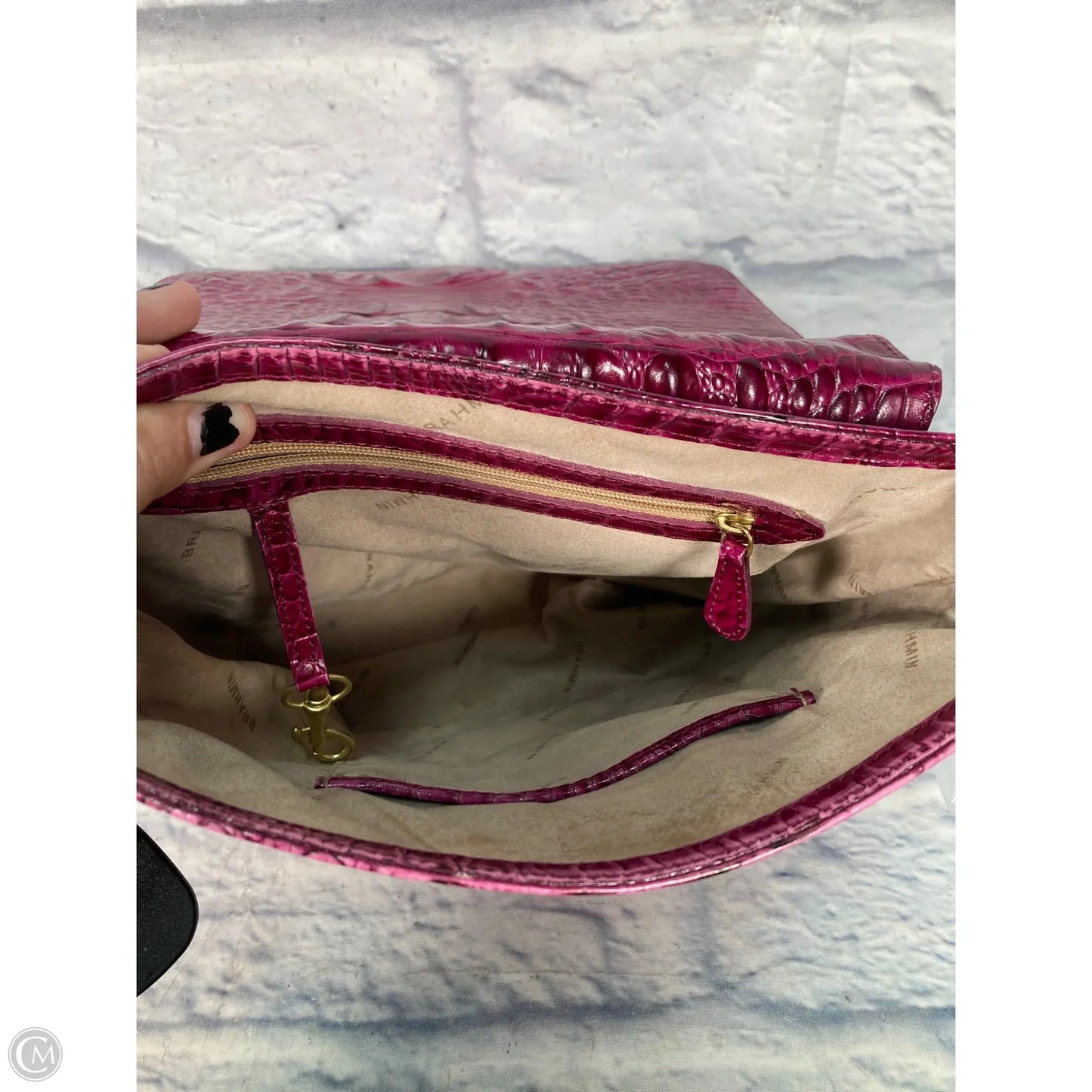 Crossbody Designer By Brahmin, Size: Large