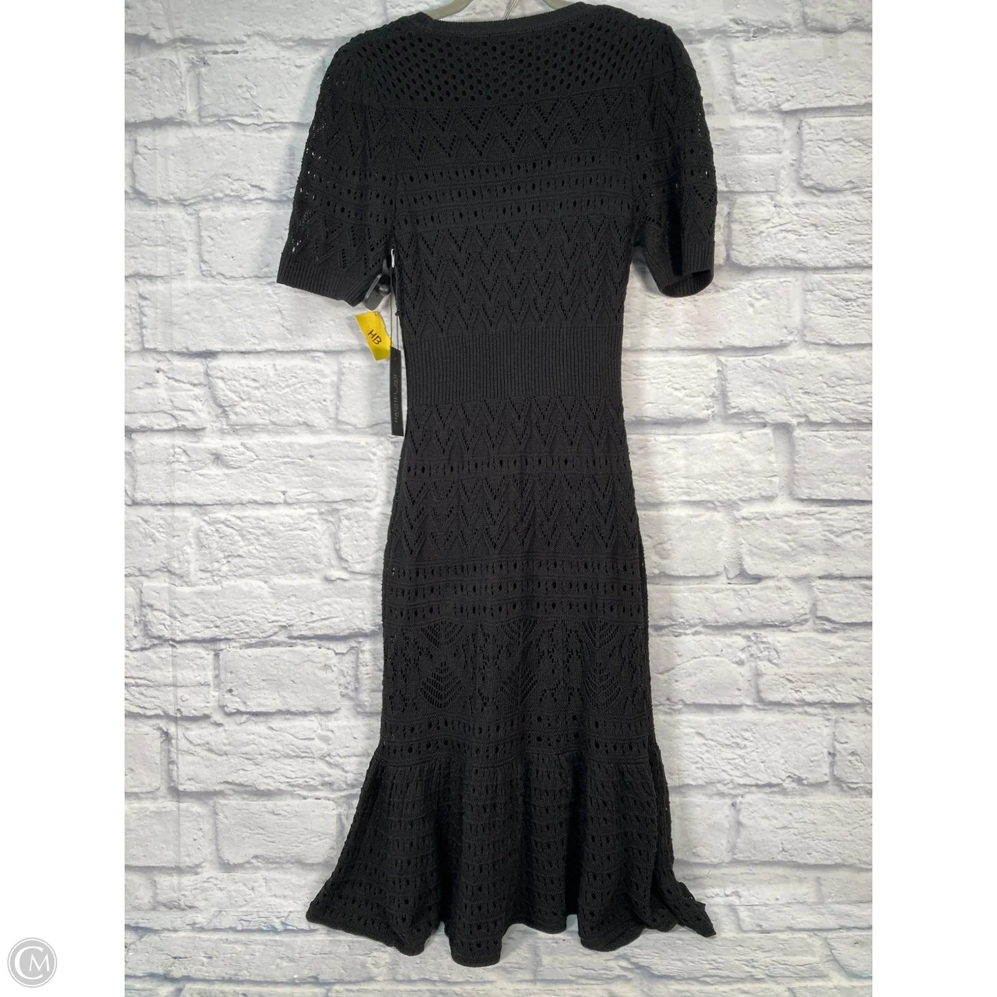 Dress Casual Midi By Rachel Zoe In Black, Size: L
