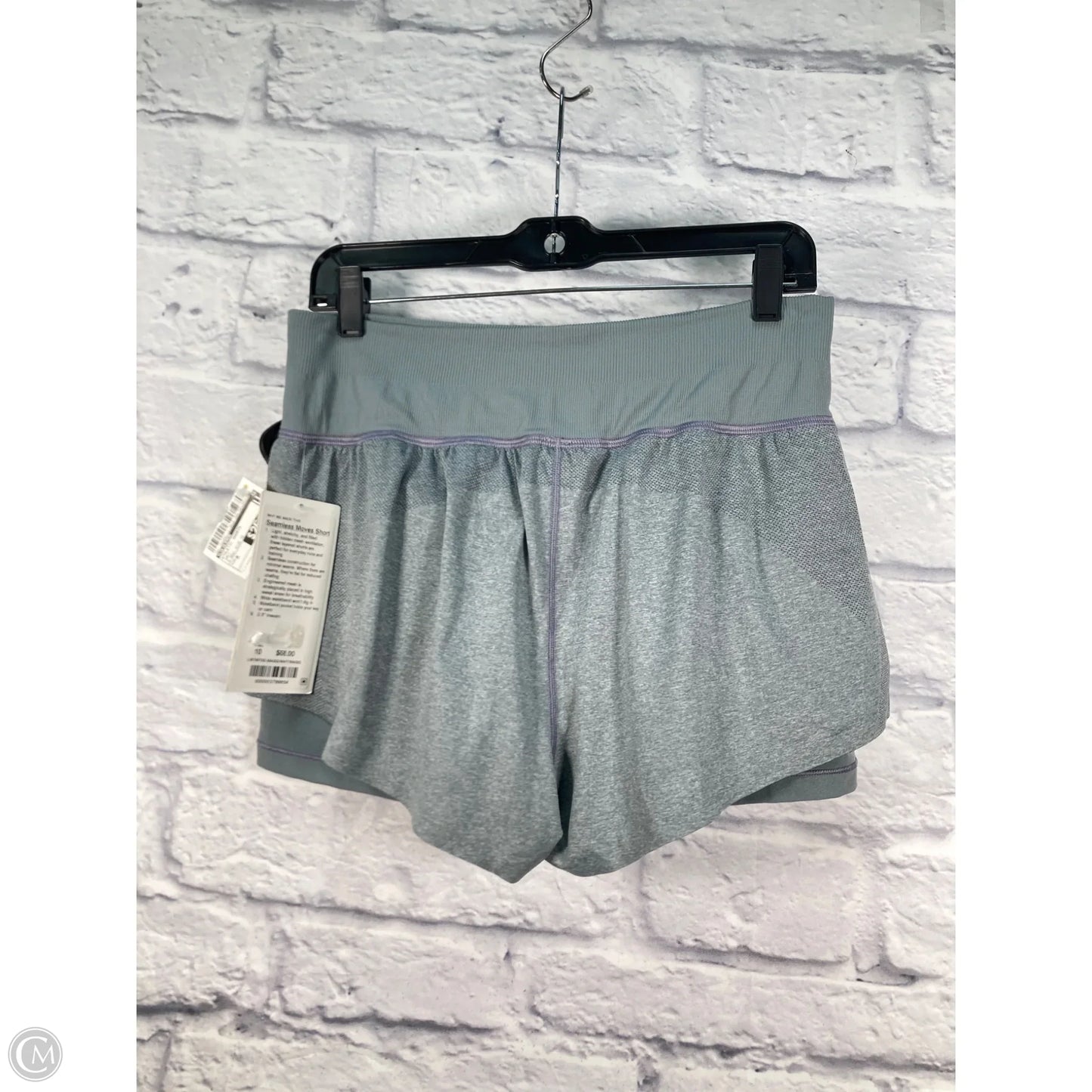 Athletic Shorts By Lululemon In Grey, Size: M