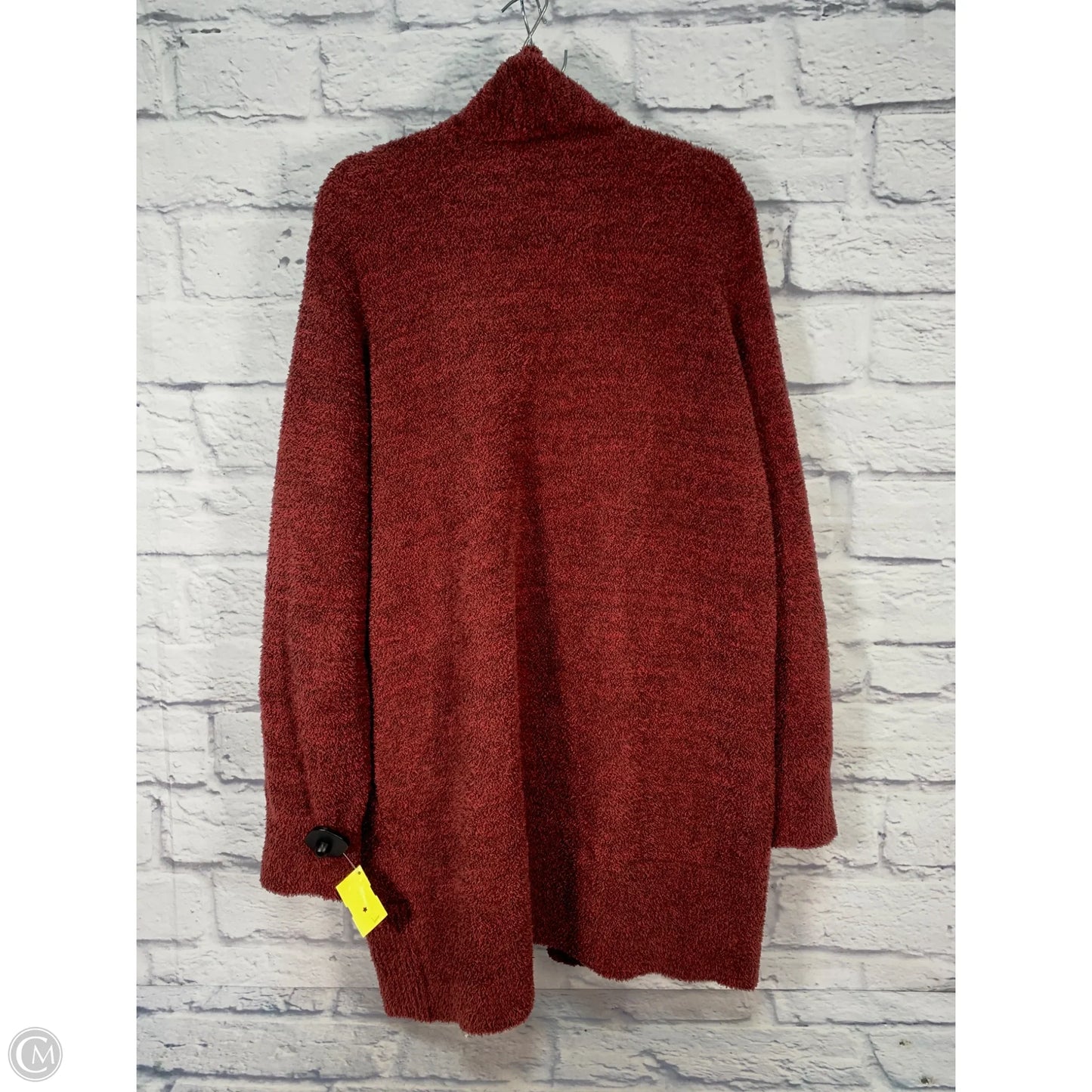 Sweater Cardigan By Barefoot Dreams In Maroon, Size: Xl