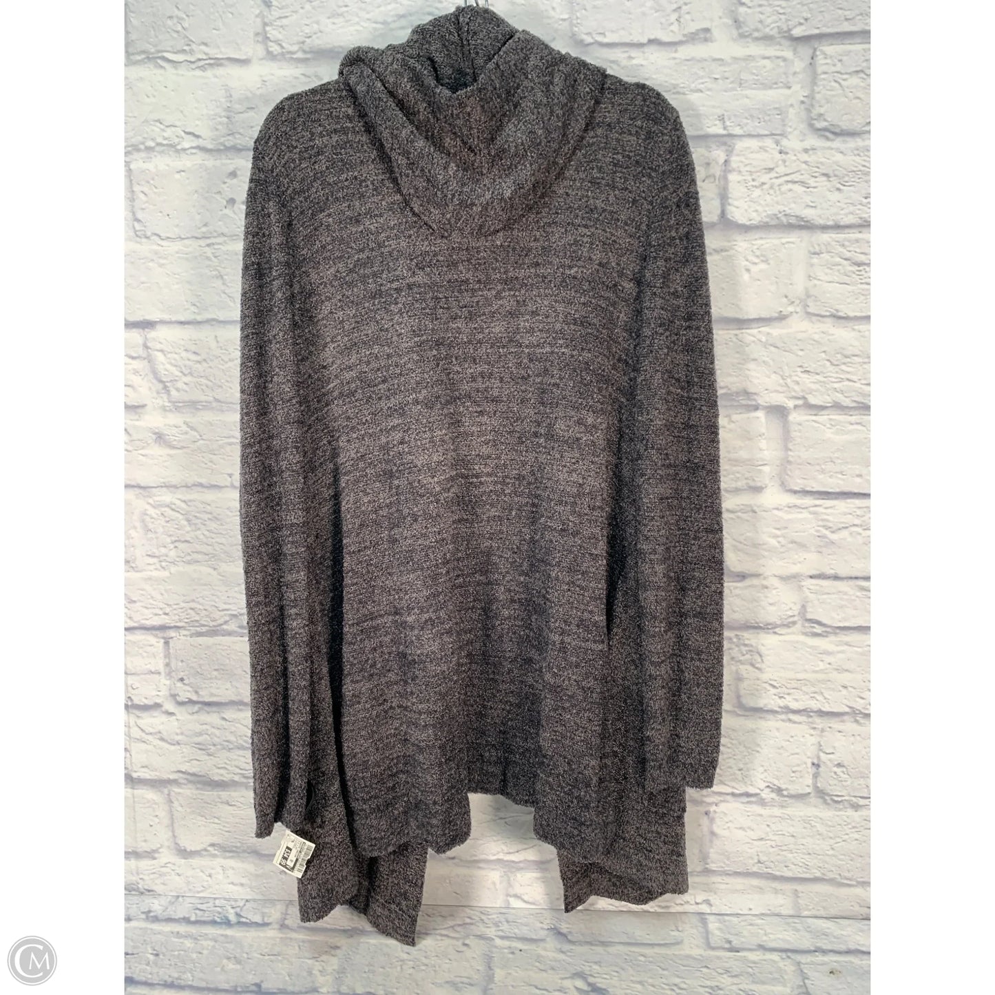 Sweater Cardigan By Barefoot Dreams In Blue & Grey, Size: Xl