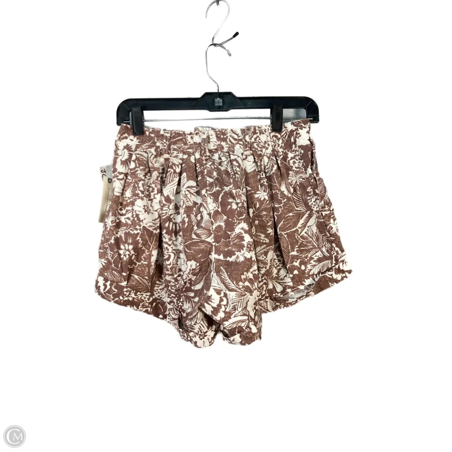 Shorts By Anthropologie In Brown & Cream, Size: S