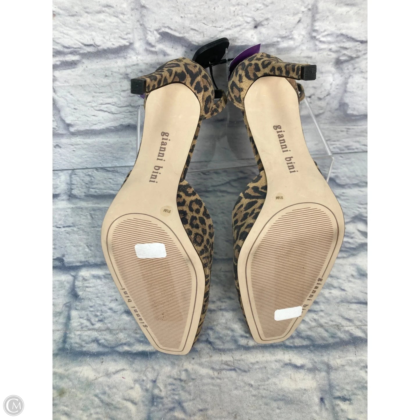 Shoes Heels Stiletto By Gianni Bini In Animal Print, Size: 9.5