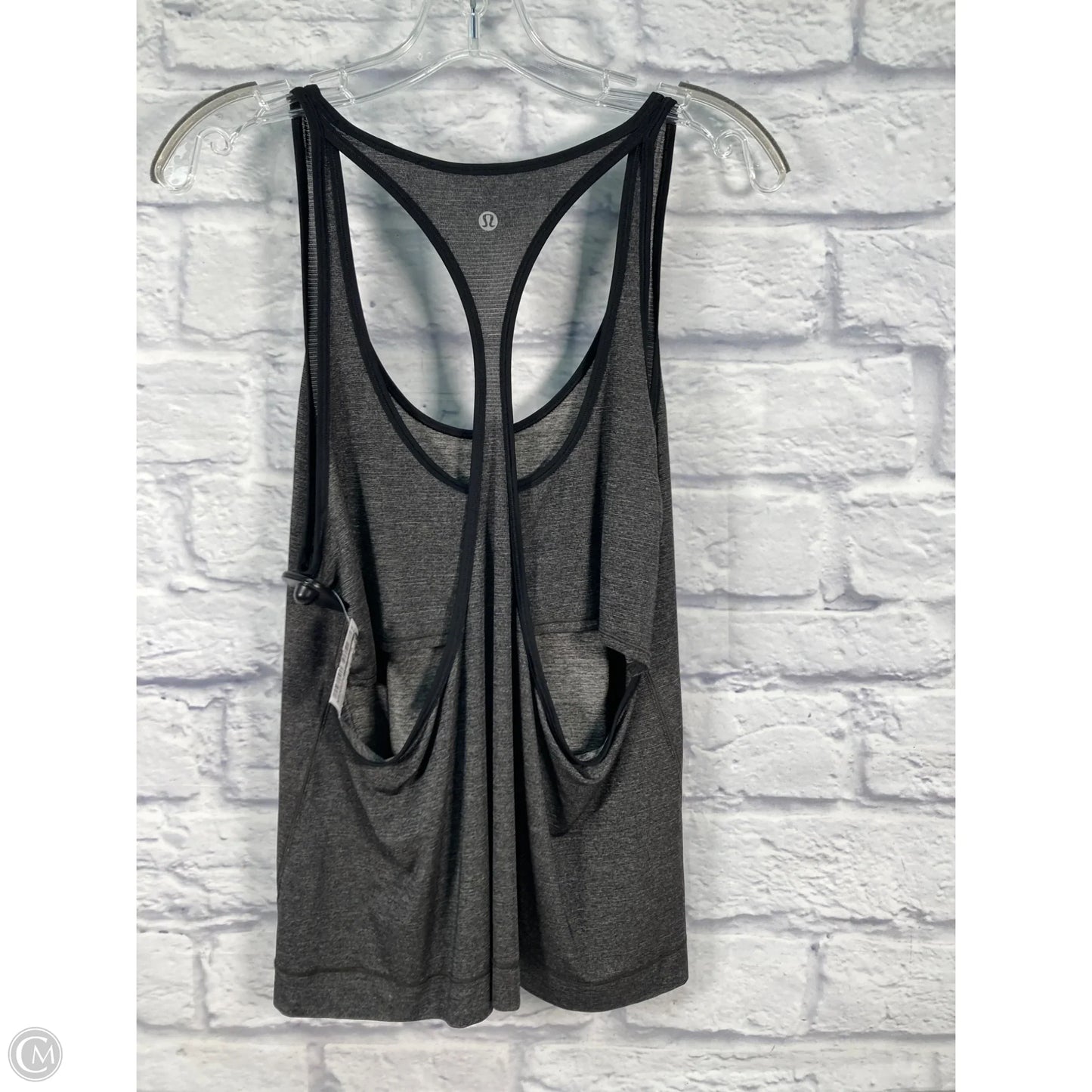 Athletic Tank Top By Lululemon In Grey, Size: M