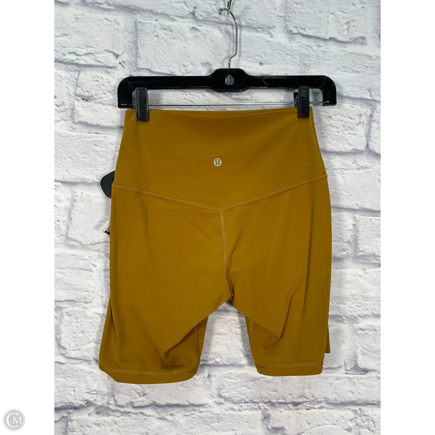 Athletic Shorts By Lululemon In Yellow, Size: 6