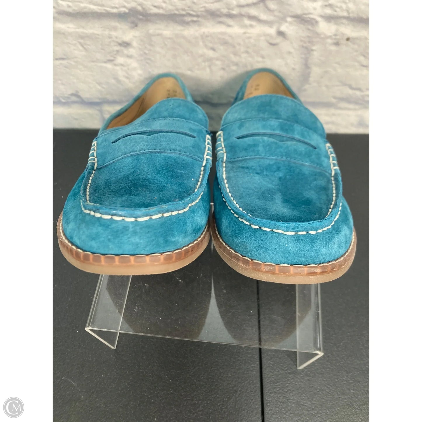 Shoes Flats By Hush Puppies In Blue, Size: 9