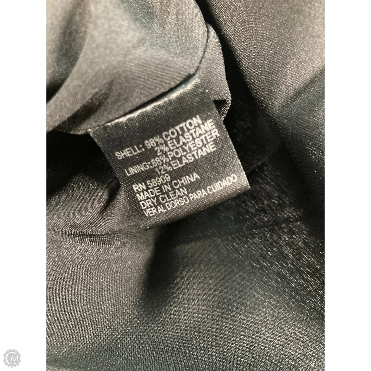 Top Short Sleeve By Antonio Melani In Black & Purple, Size: S