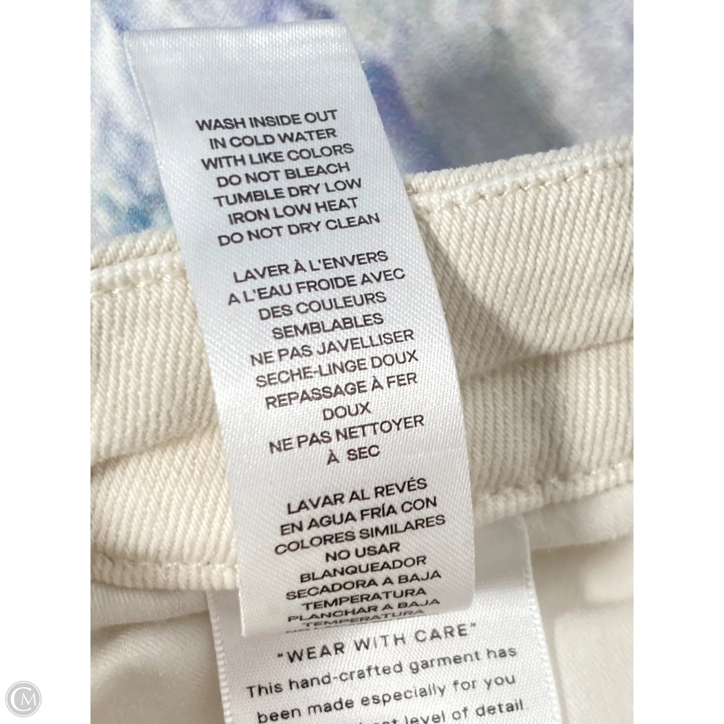 Jeans Boyfriend By Good American In Cream Denim, Size: 2