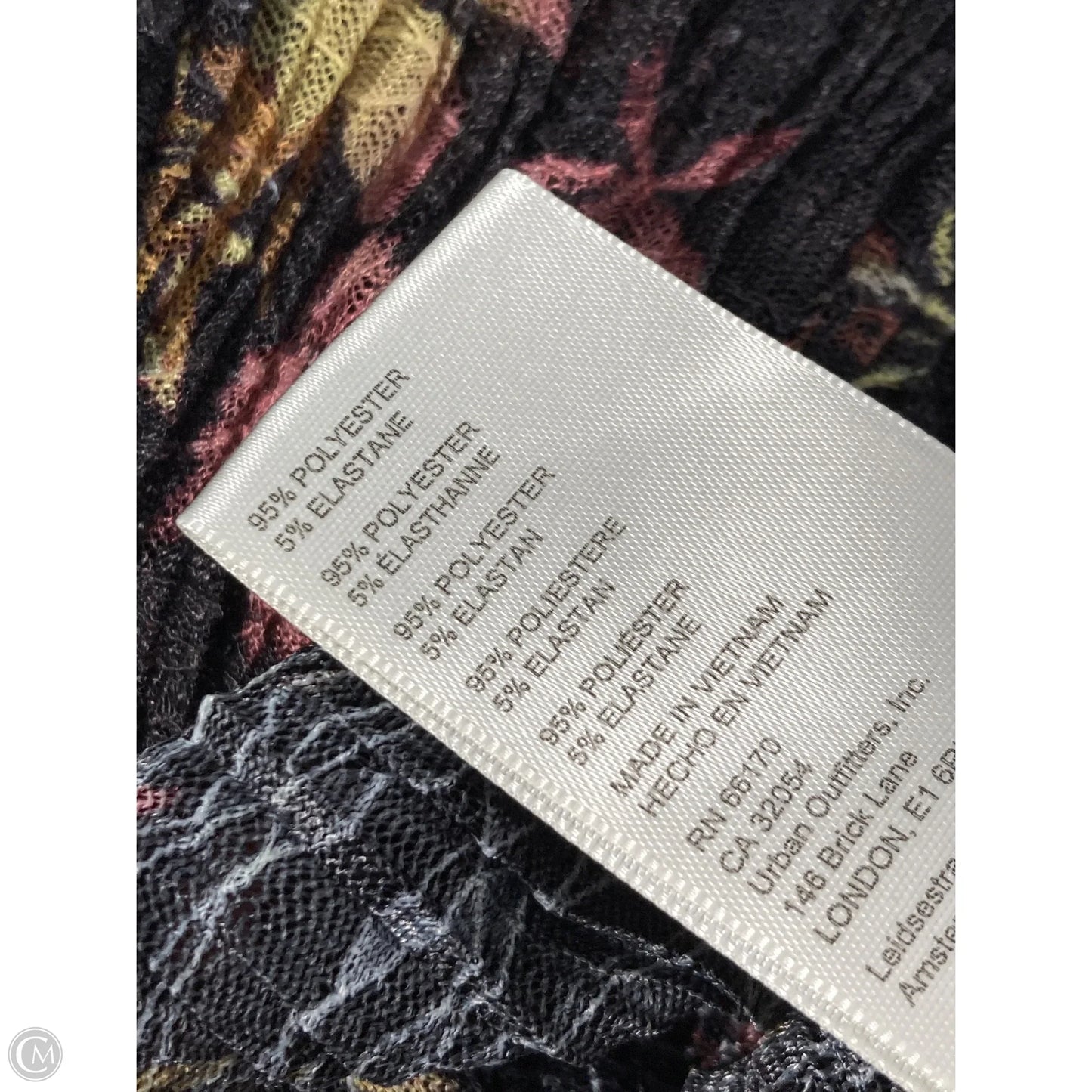 Top Long Sleeve By We The Free In Black & Pink, Size: M