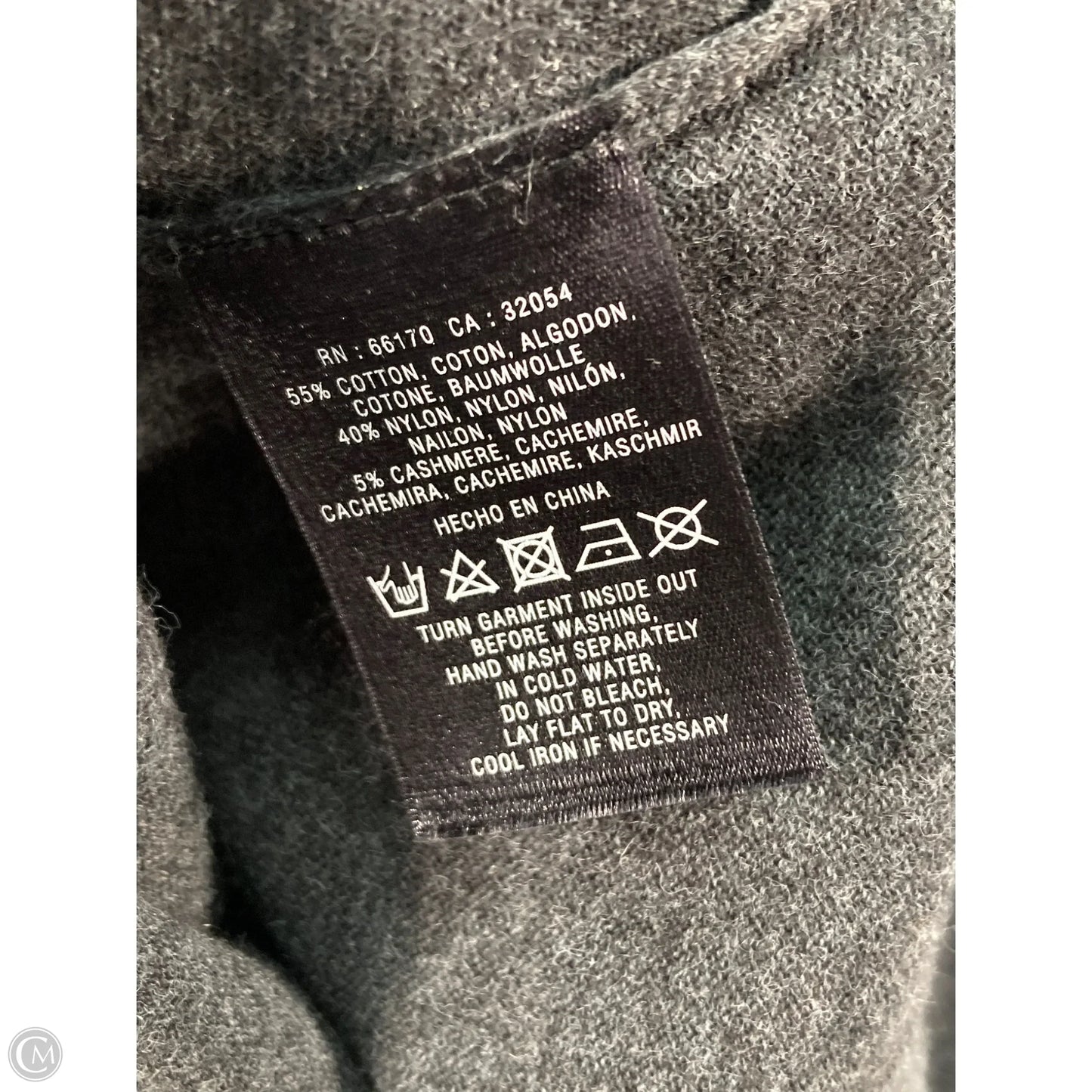 Top Long Sleeve By Anthropologie In Grey, Size: S