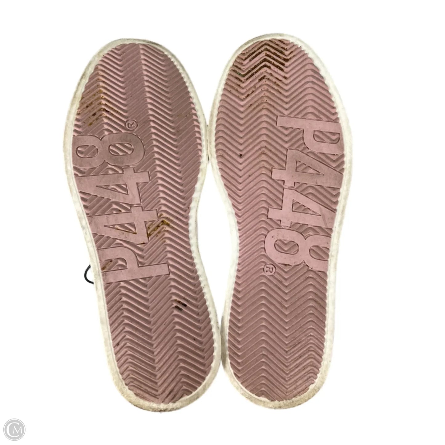 Shoes Sneakers By P448 In Grey & White, Size: 7.5