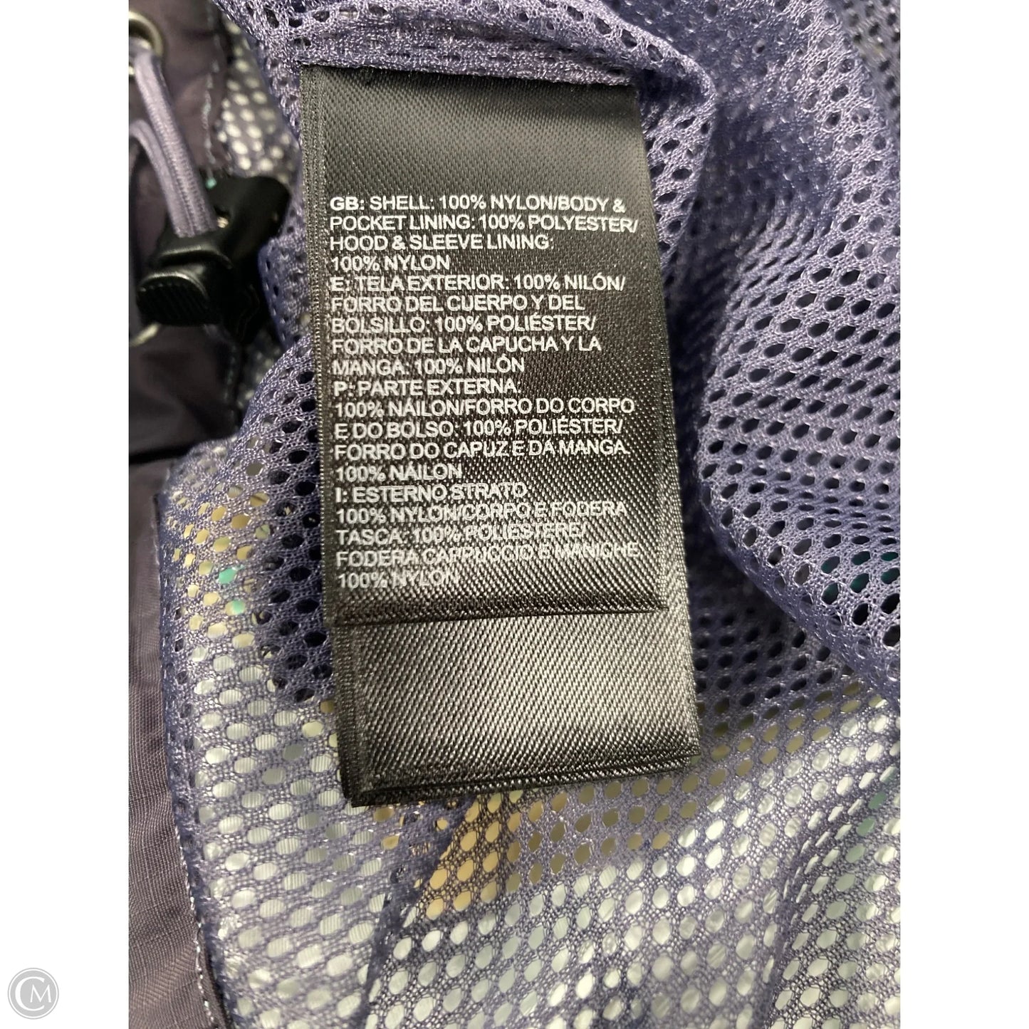 Jacket Windbreaker By The North Face In Blue, Size: S