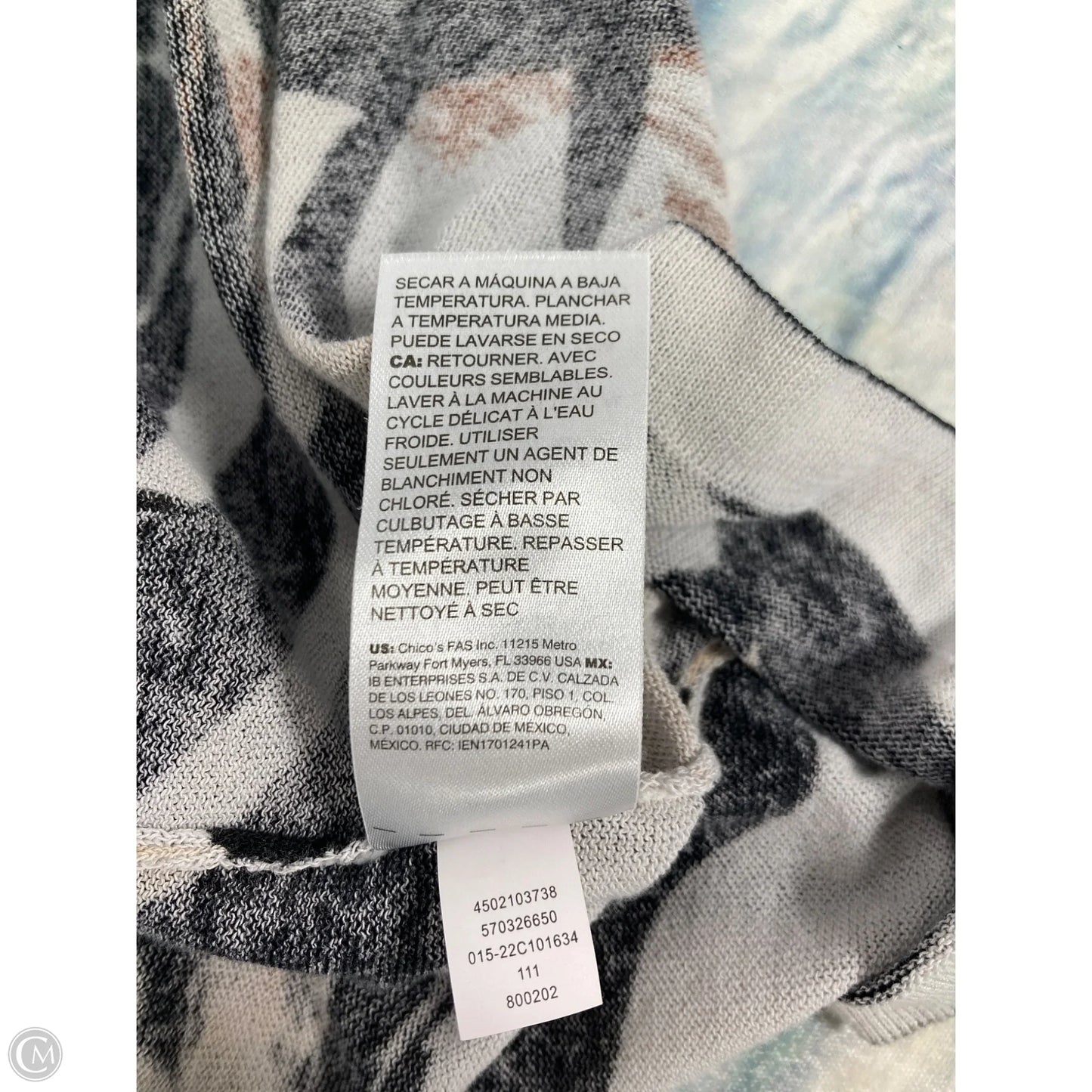 Cardigan By Chicos In Animal Print, Size: Xl
