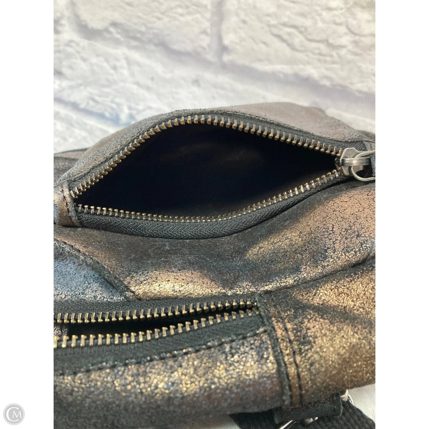 Crossbody Leather By Free People, Size: Small