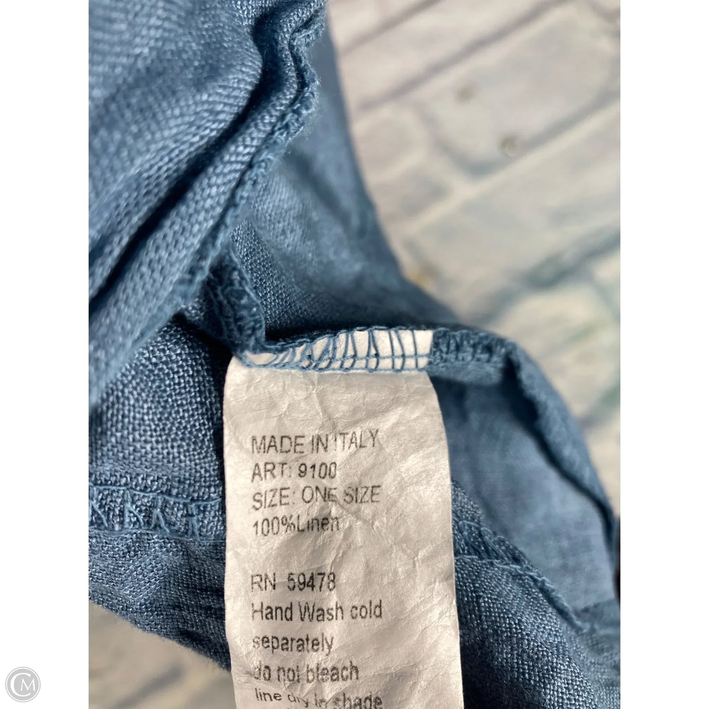 Swimwear Cover-up By Clothes Mentor In Blue, Size: Osfm