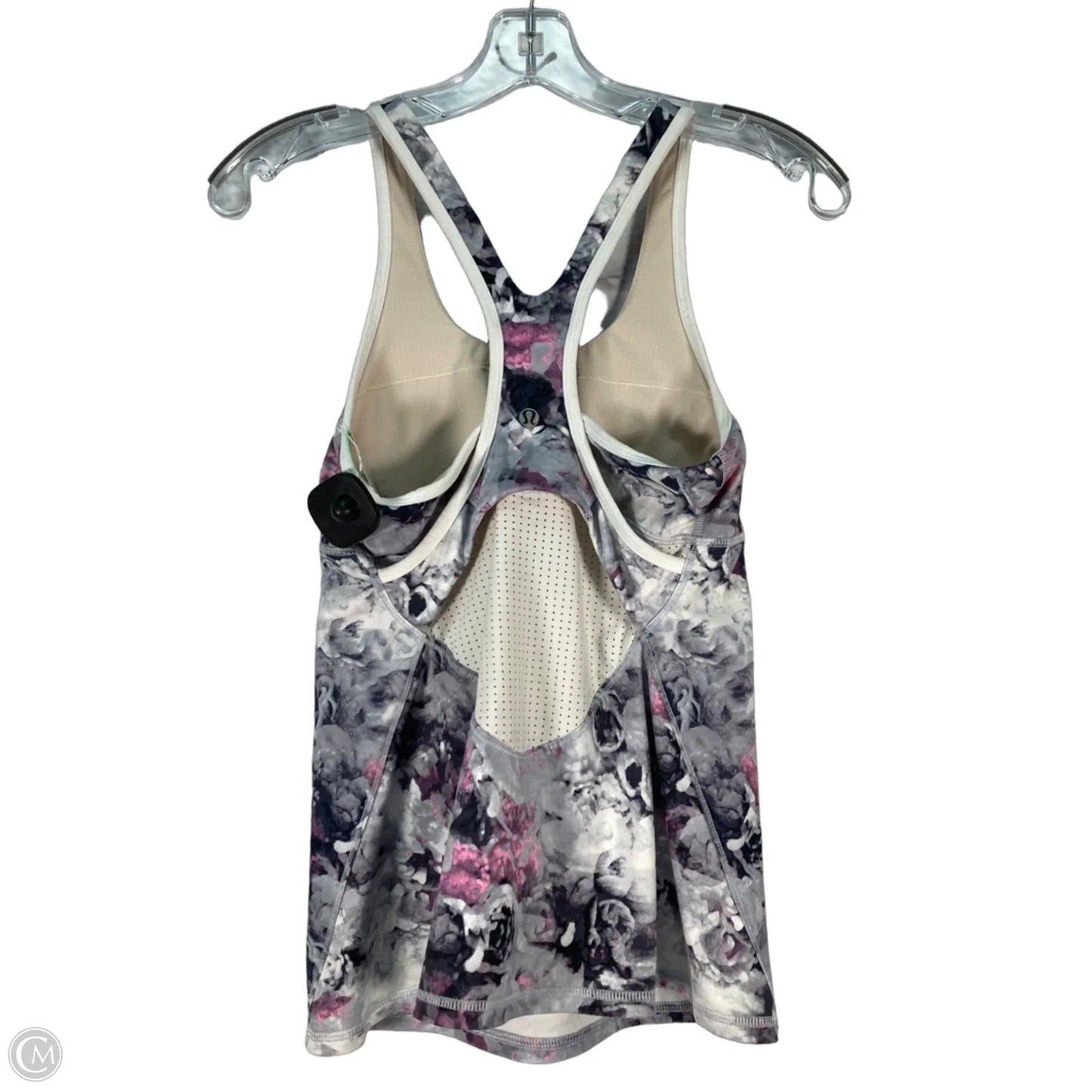 Athletic Tank Top By Lululemon In Grey & Purple, Size: 6