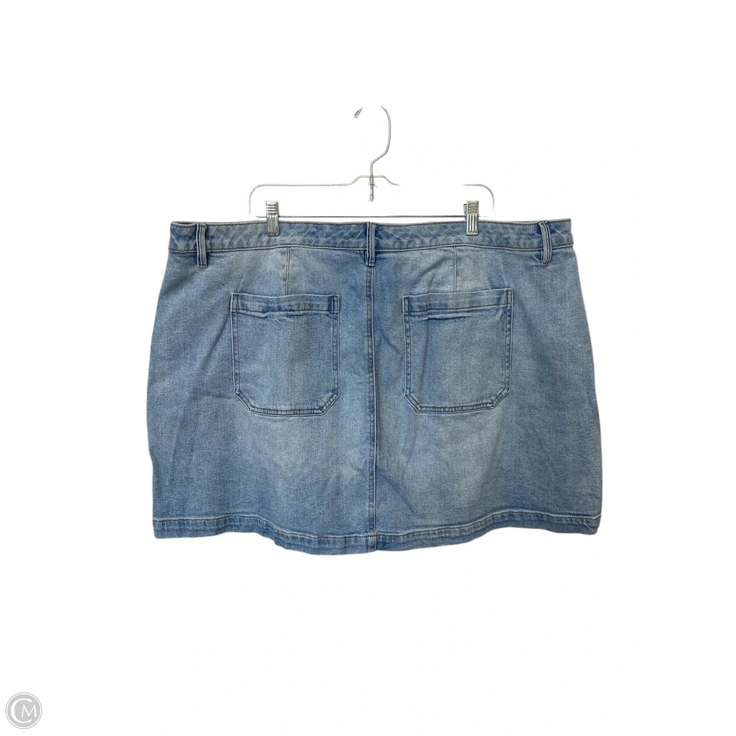Skirt Mini & Short By Lane Bryant In Blue Denim, Size: 24