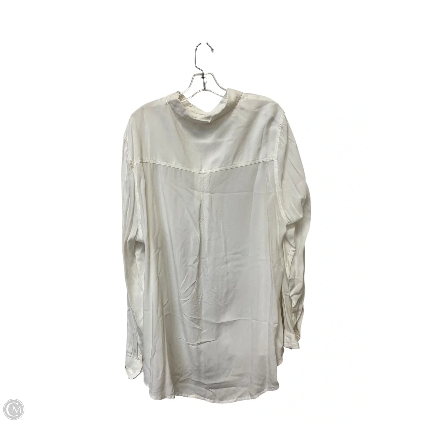 Top Long Sleeve By Beachlunchlounge In White, Size: 2x