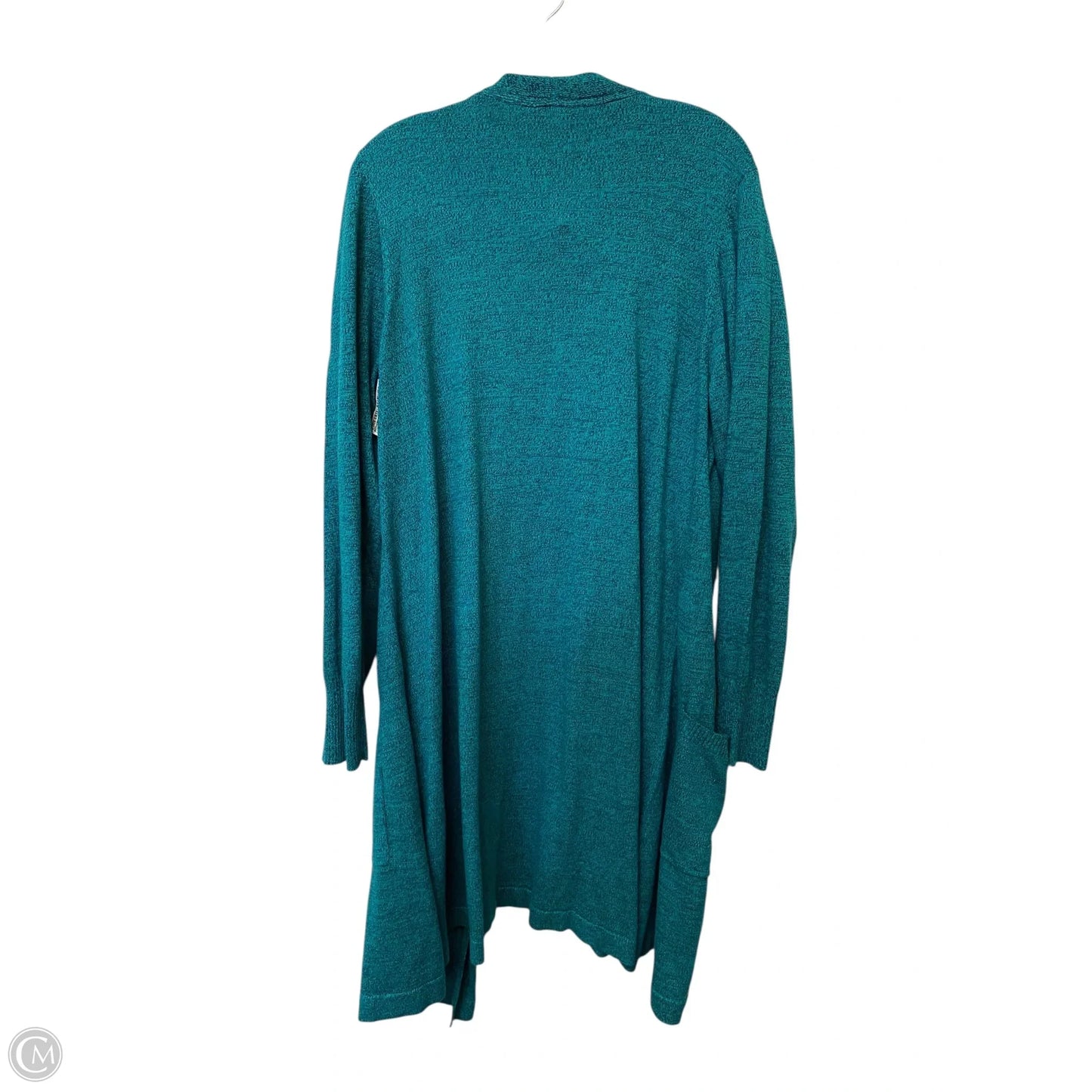 Cardigan By D&co. In Aqua, Size: Xl