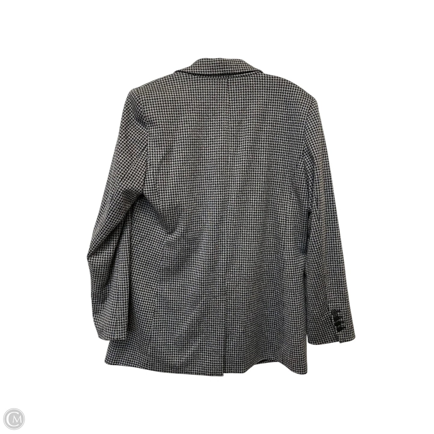 Blazer By Loft In Black & Grey, Size: 12