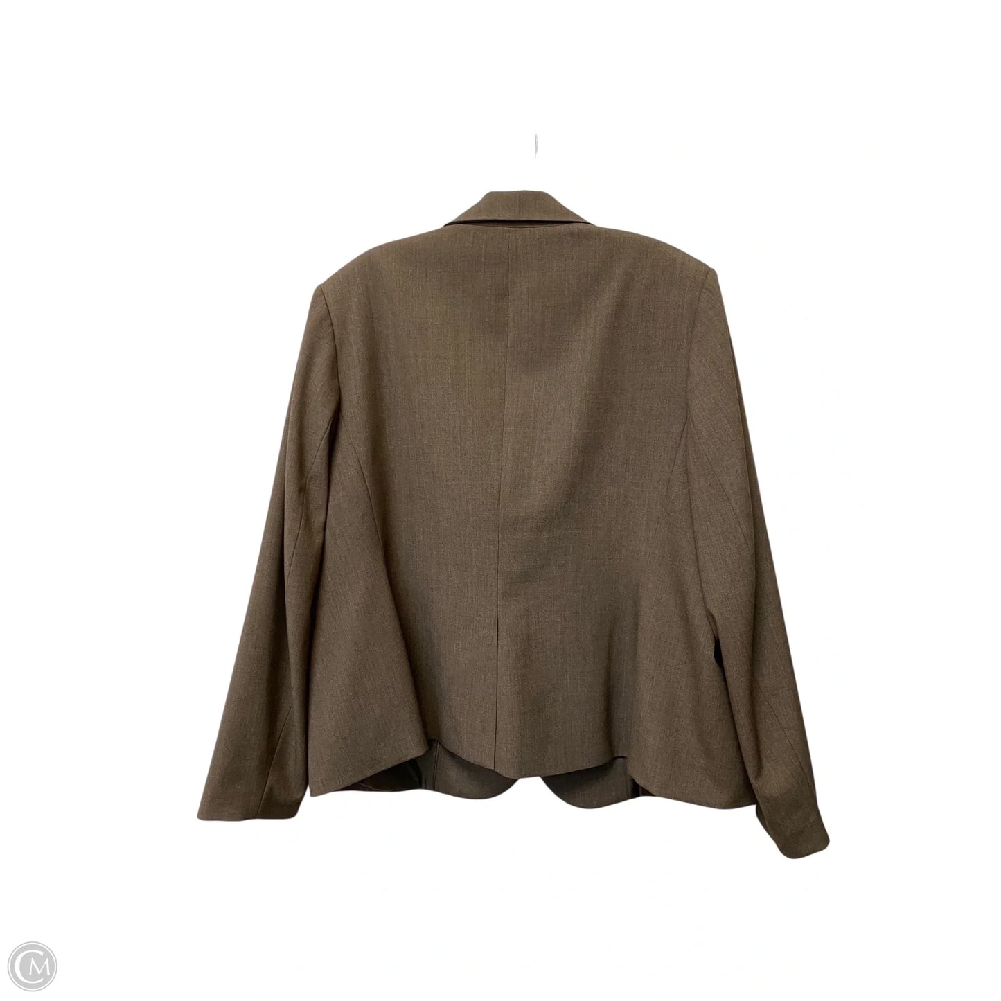 Blazer By Calvin Klein In Brown, Size: Xl