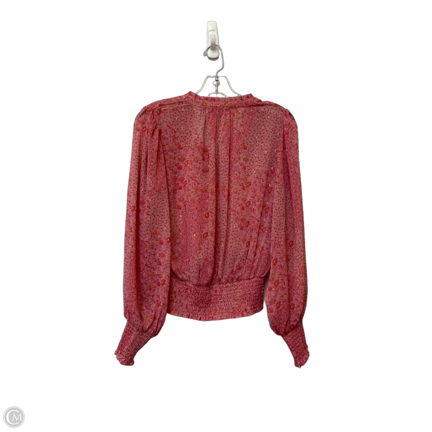 Top Long Sleeve By Maison Damelie In Pink, Size: Xs