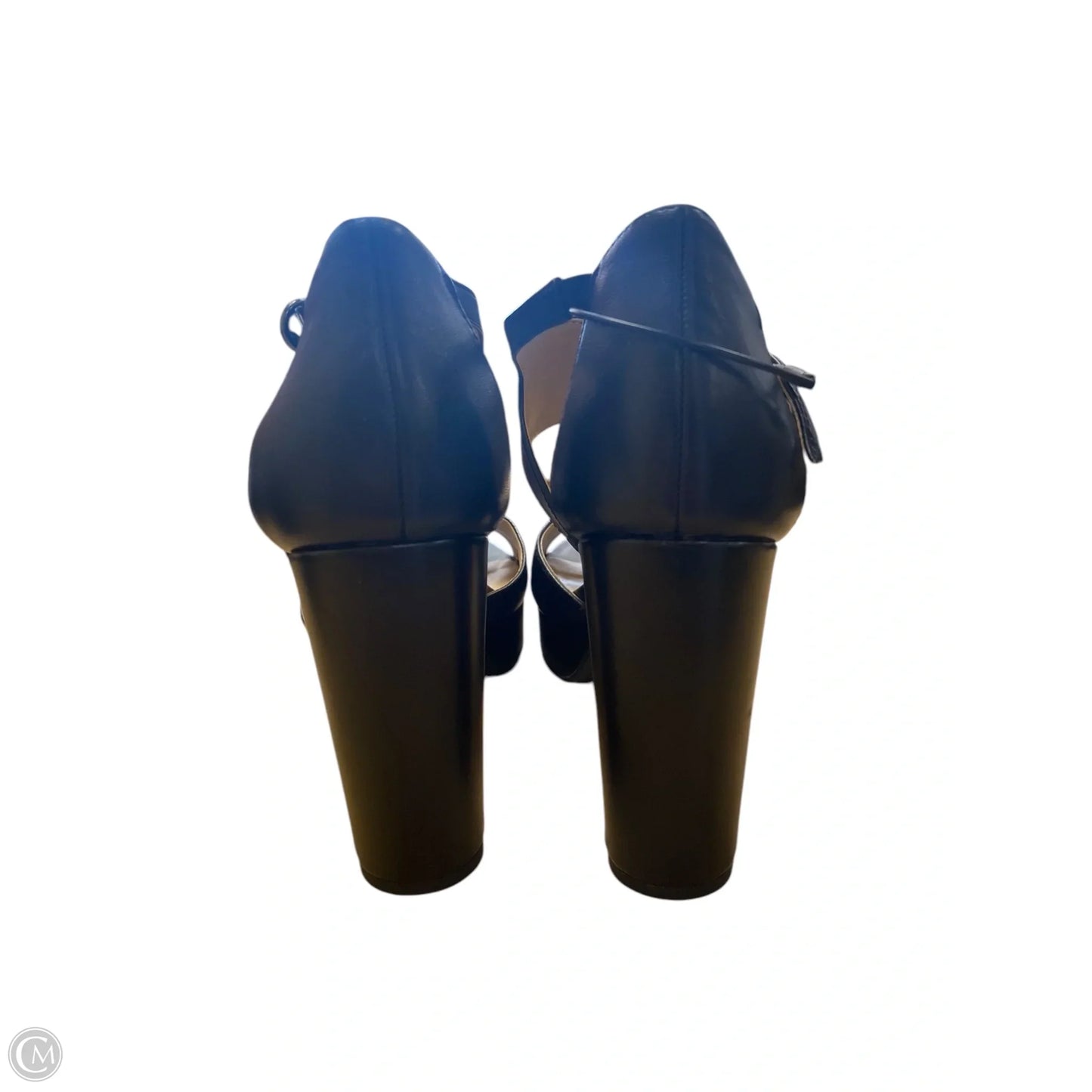 Sandals Heels Block By Naturalizer In Black, Size: 8.5