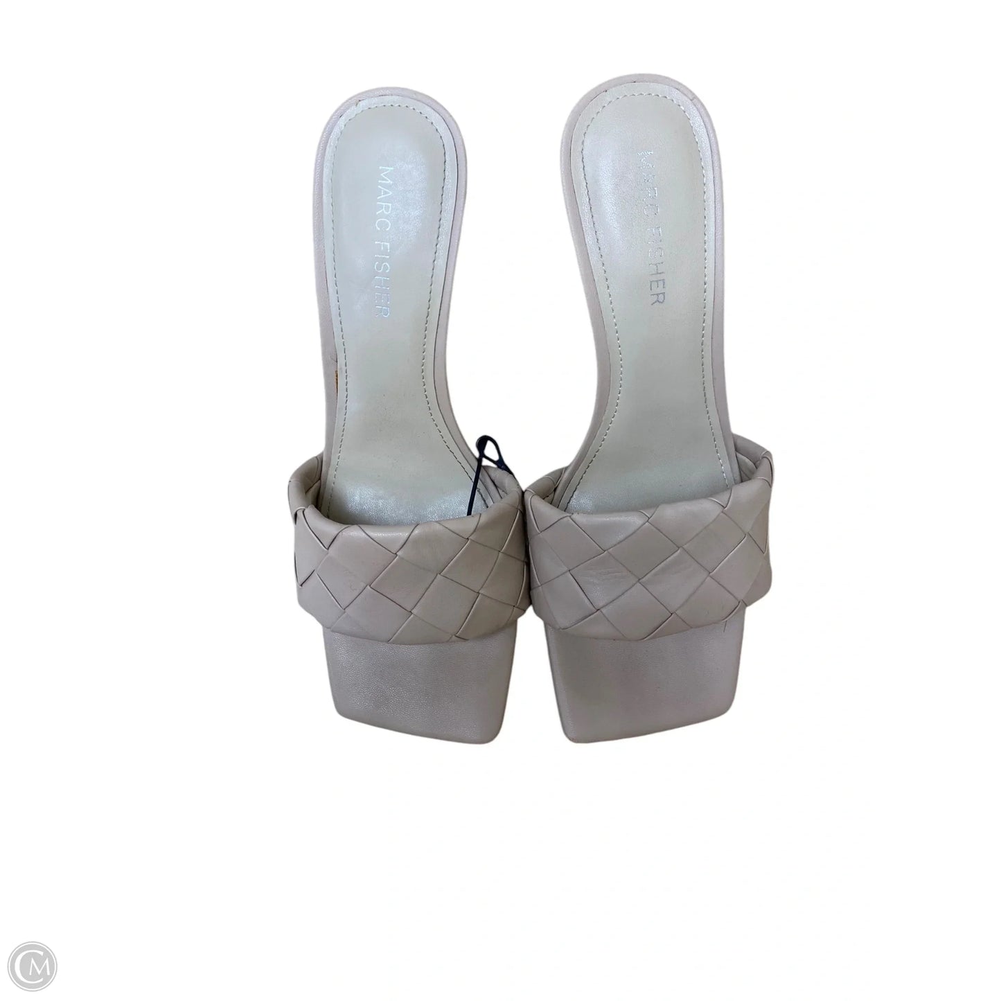Sandals Heels Stiletto By Marc Fisher In Tan, Size: 8