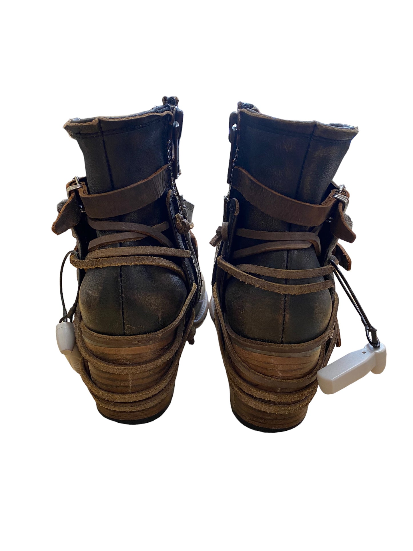 Boots Ankle Heels By Freebird Size: 8