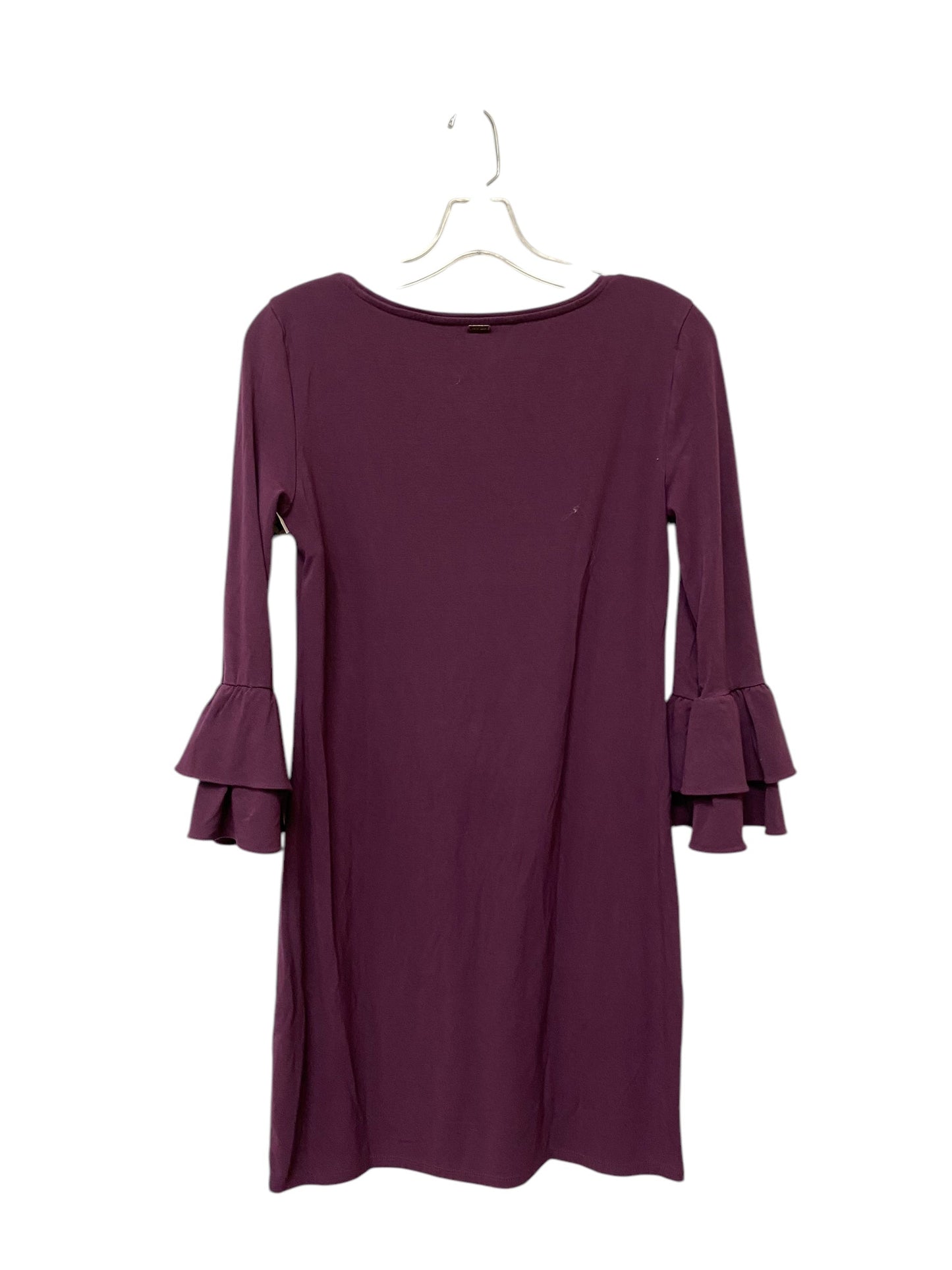 Dress Casual Midi By White House Black Market In Purple, Size: Xs