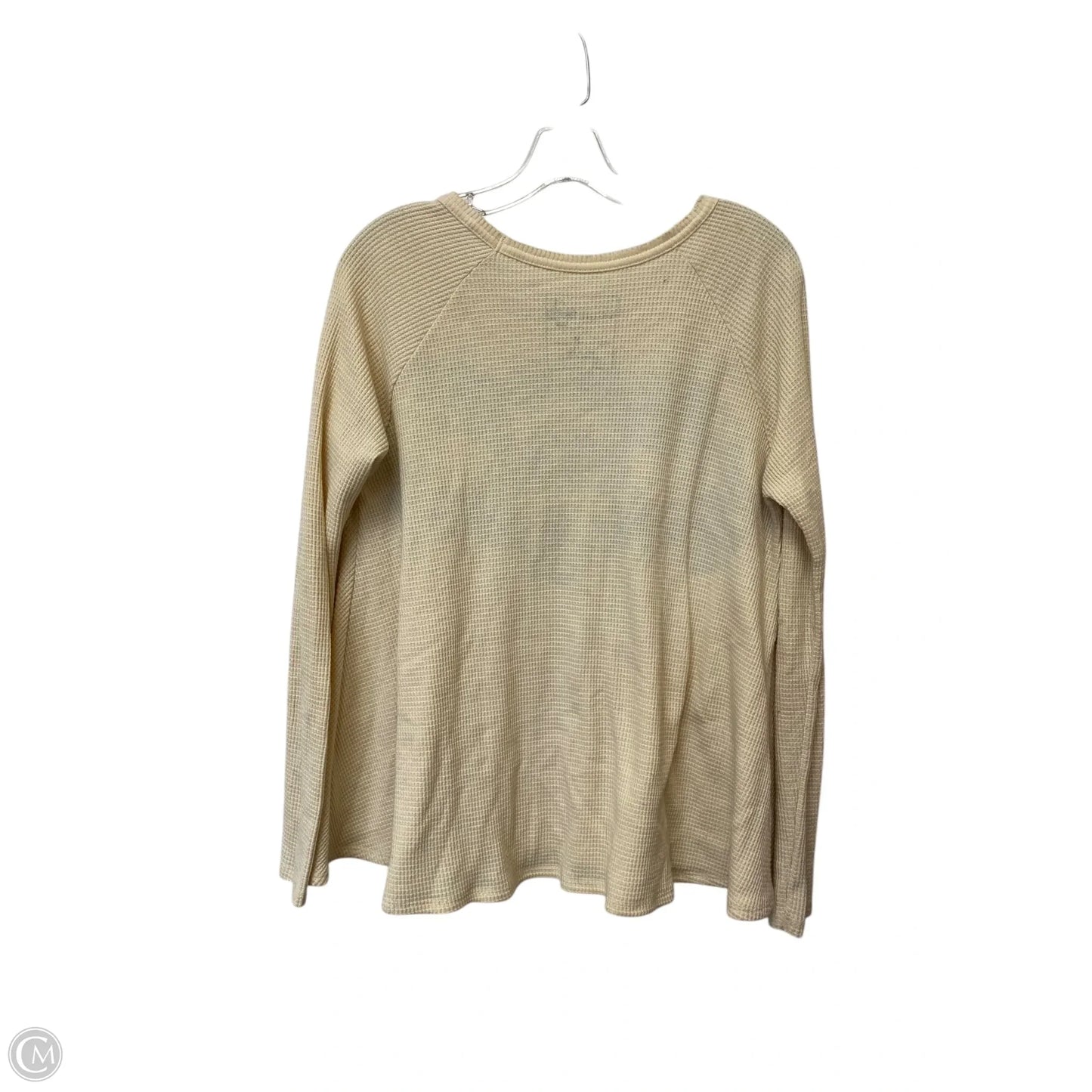 Top Long Sleeve By We The Free In Cream, Size: M