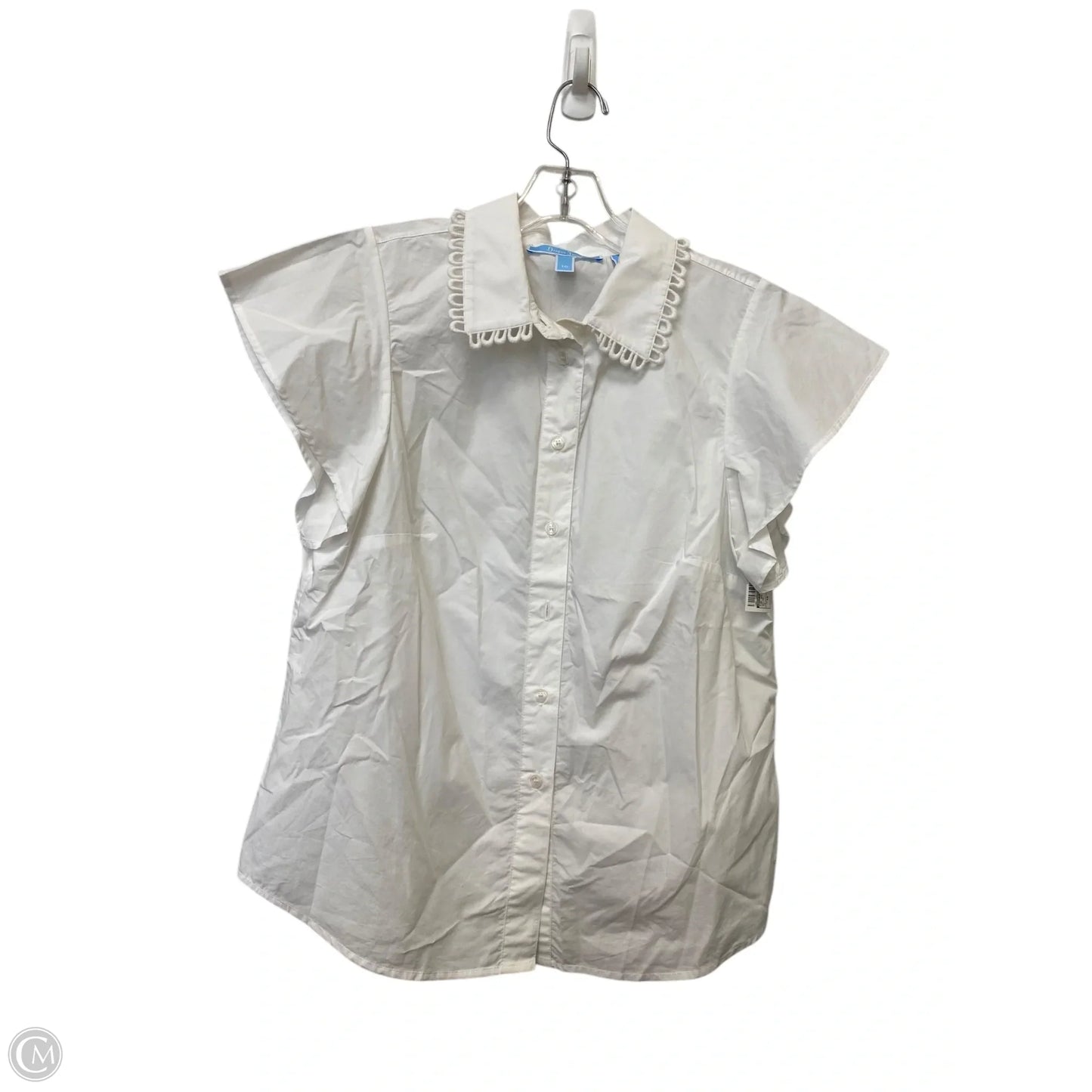 Top Short Sleeve By Draper James In White, Size: 10
