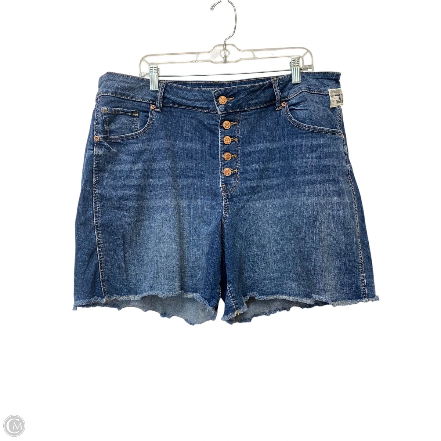 Shorts By Maurices In Blue Denim, Size: 20