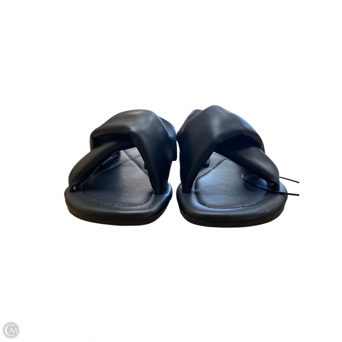 Sandals Flats By Qupid In Black, Size: 6