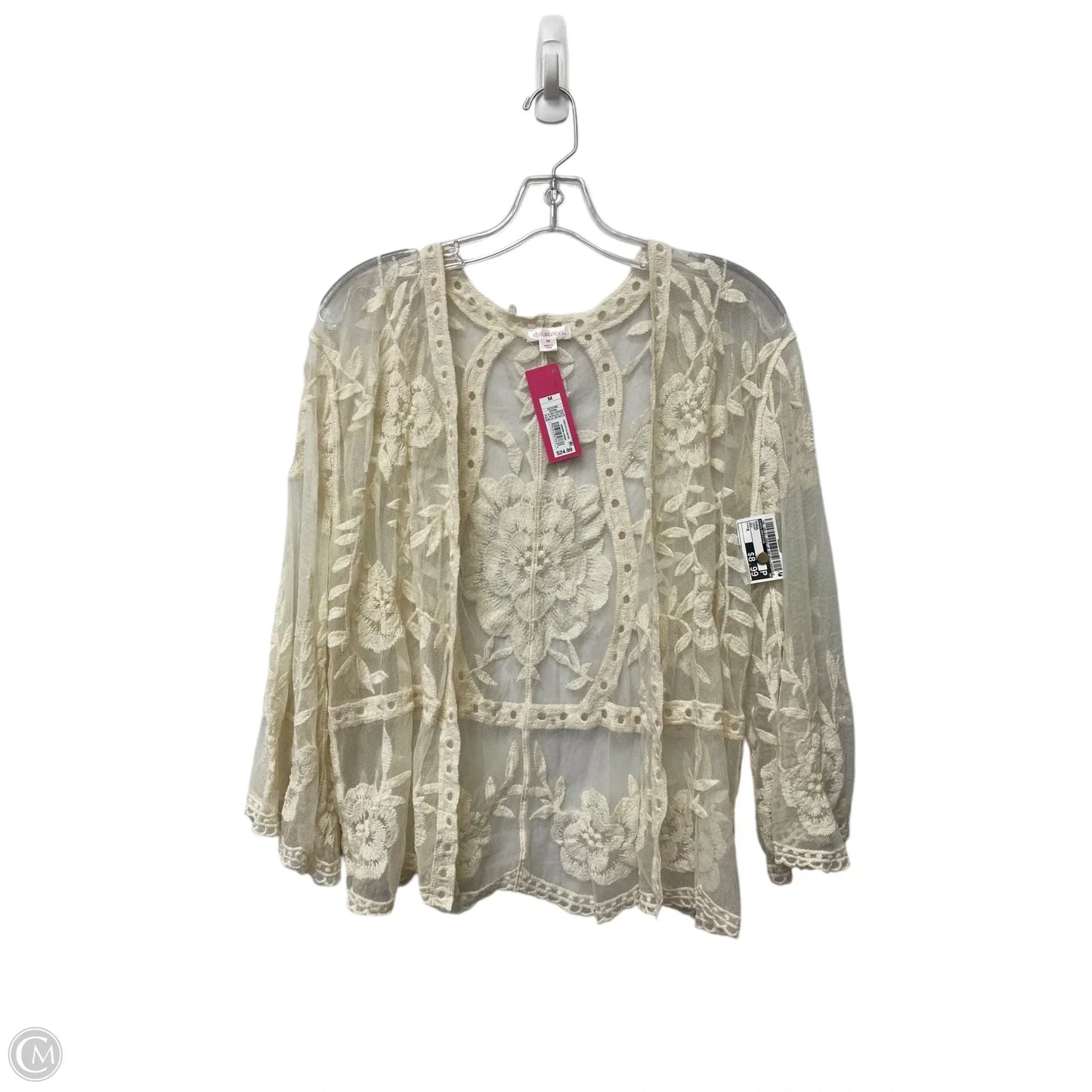 Shawl By Xhilaration In Cream, Size: M