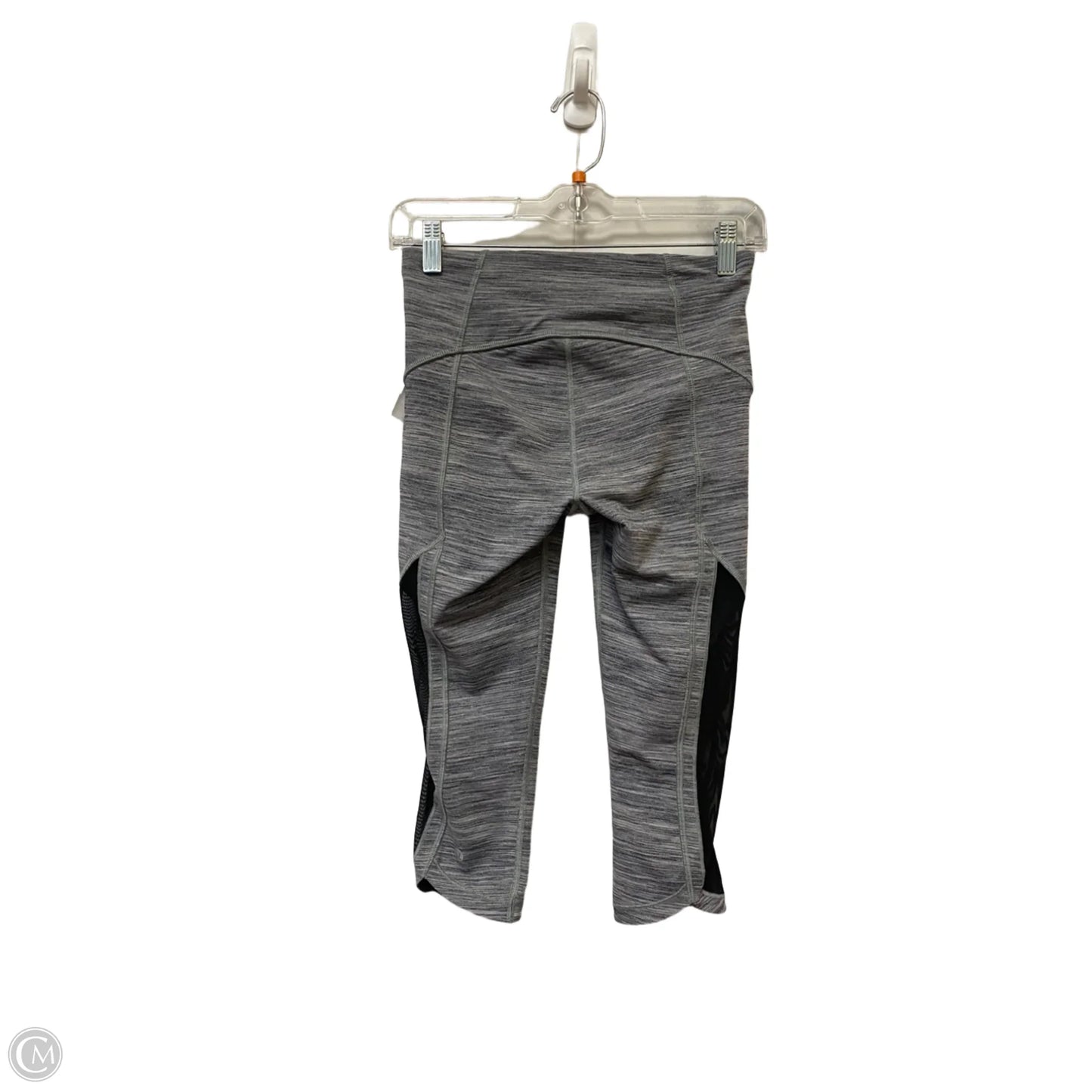 Athletic Capris By Lululemon In Grey, Size: 4