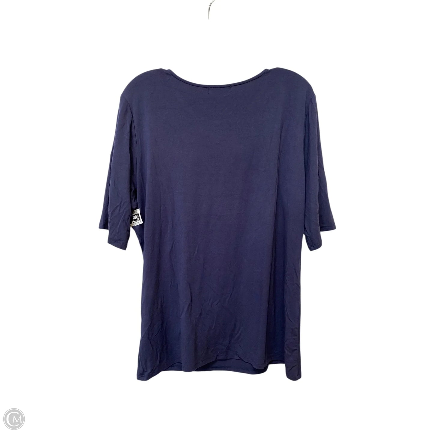 Top Short Sleeve Basic By Cme In Blue, Size: Xxl