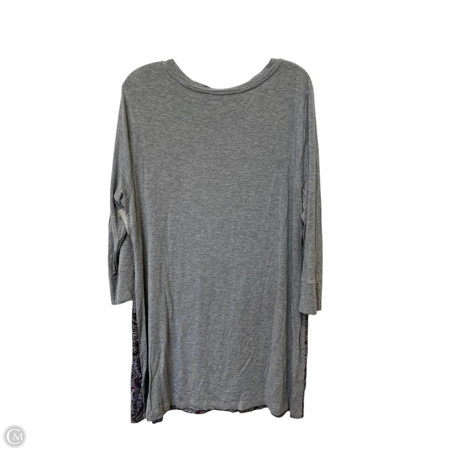 Tunic Long Sleeve By Soma In Grey, Size: Xl