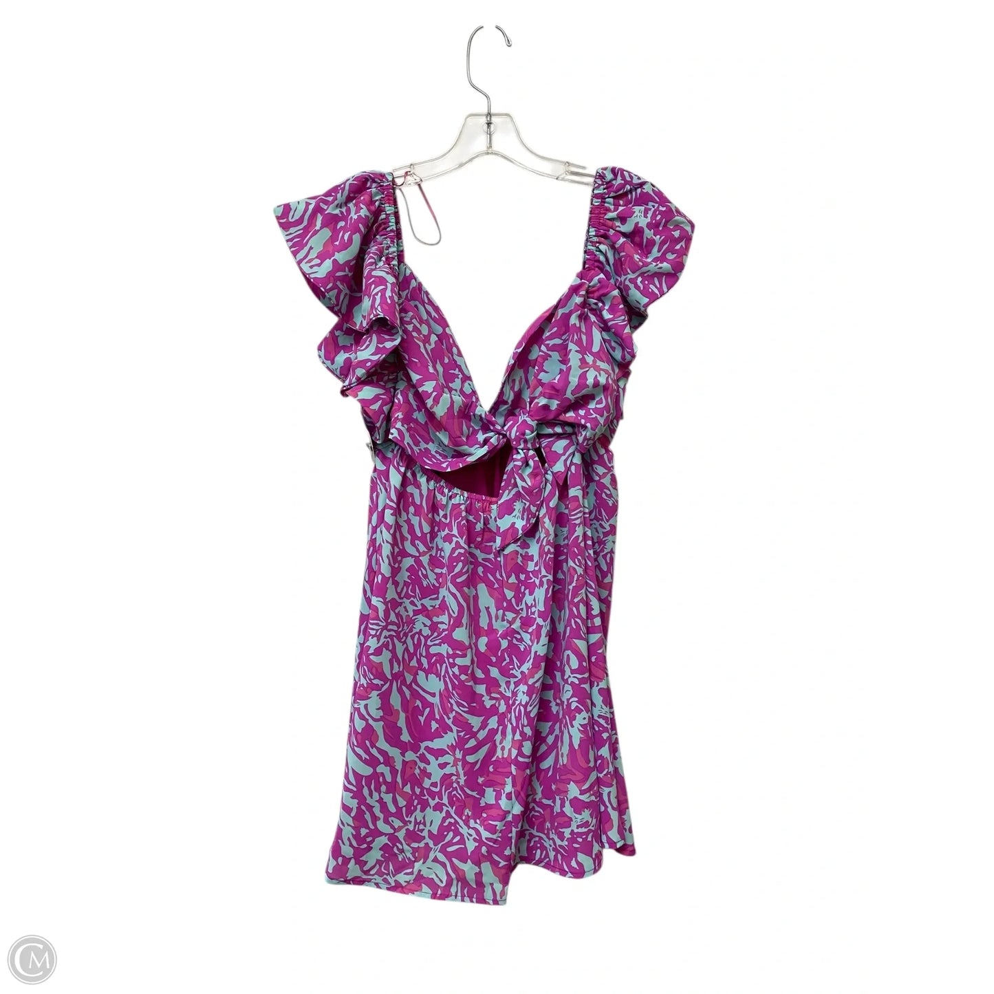 Dress Casual Short By Glam In Multi-colored, Size: M