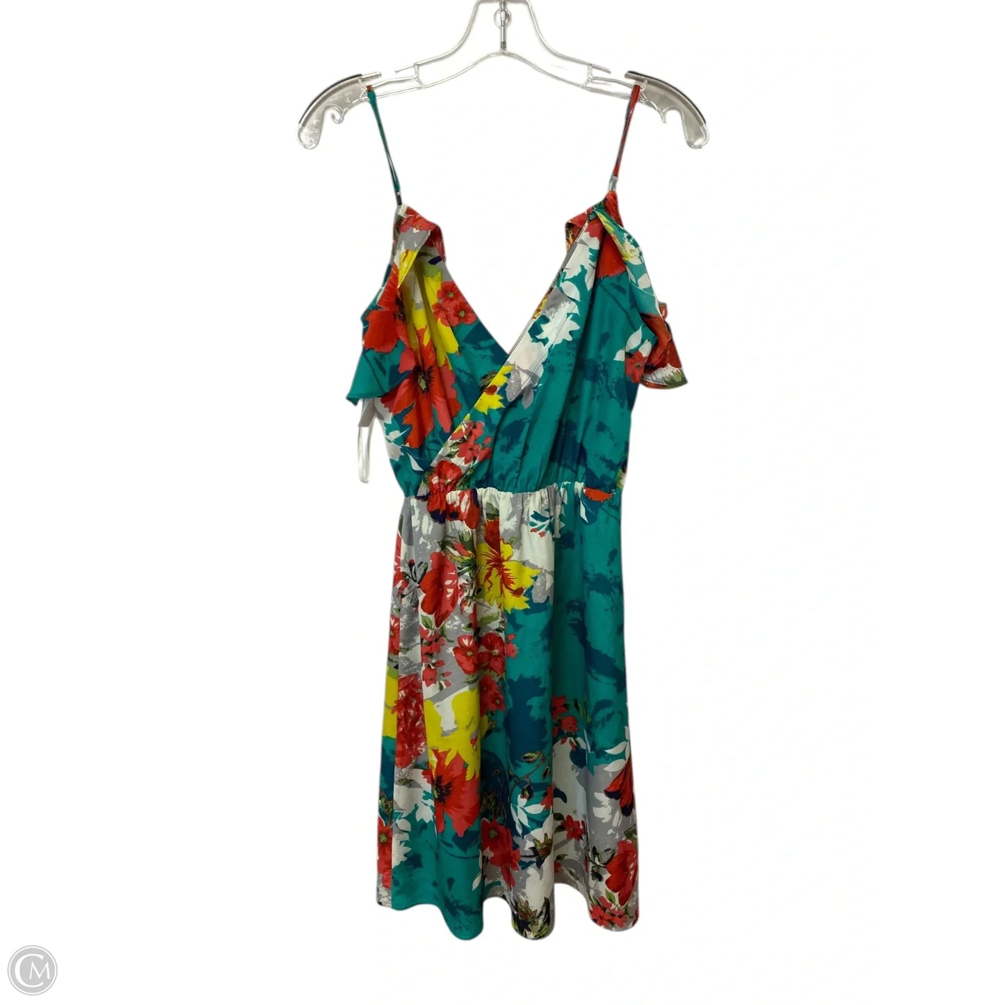 Dress Casual Midi By Mm Couture In Floral Print, Size: M