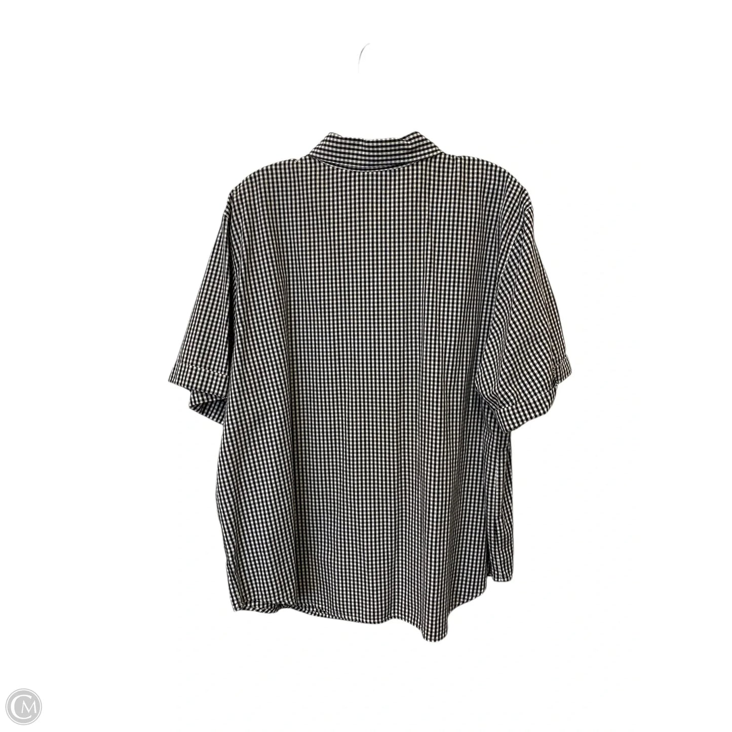 Top Short Sleeve By Elisabeth In Black, Size: 18