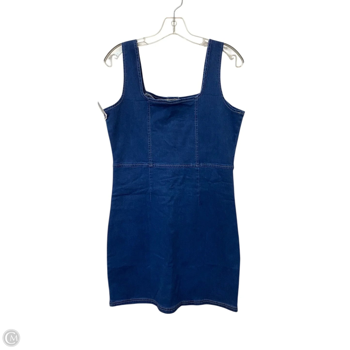 Dress Casual Short By Cme In Blue Denim, Size: S