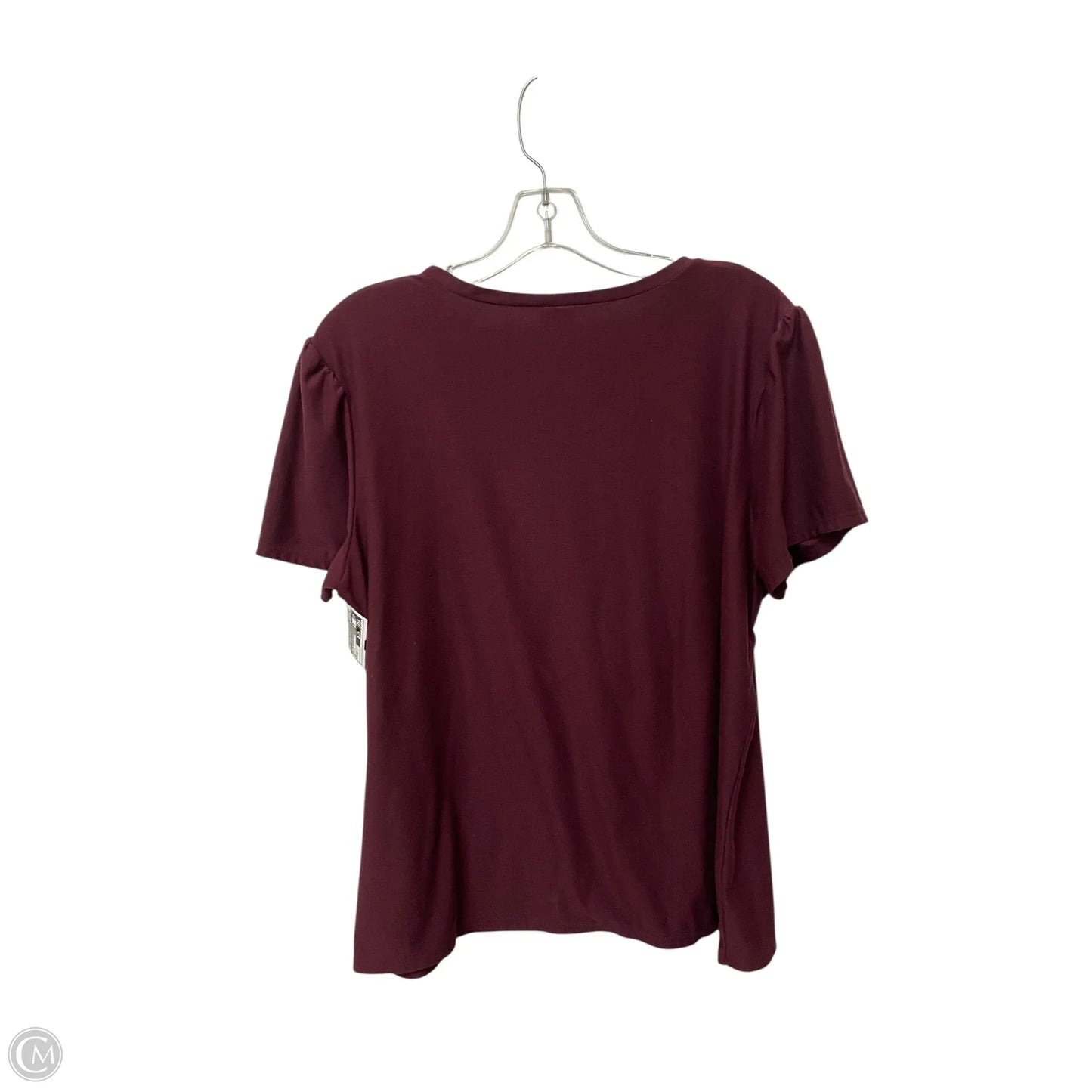 Top Sleeveless Basic By No Boundaries In Maroon, Size: 3x